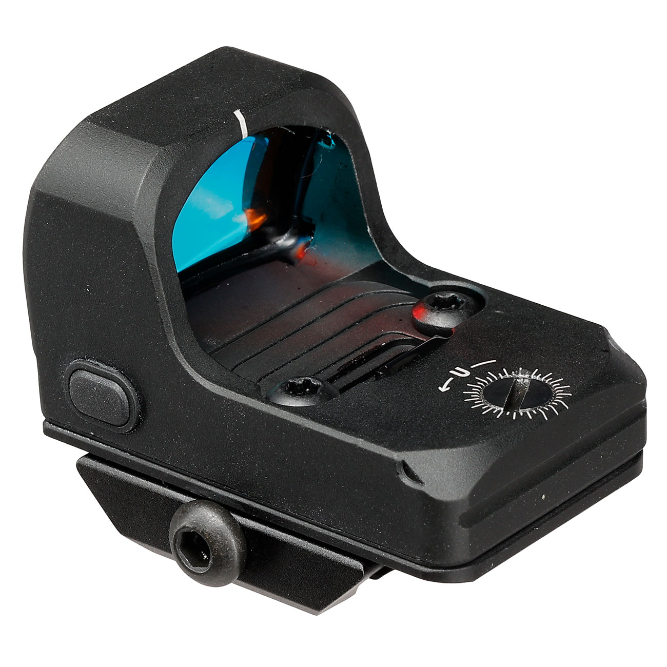 UTG OP3 Reflex Micro Dot Red 4 MOA Single-Dot LPZ RMR-Footprint inkl. Adaptive Base schwarz Bild 3