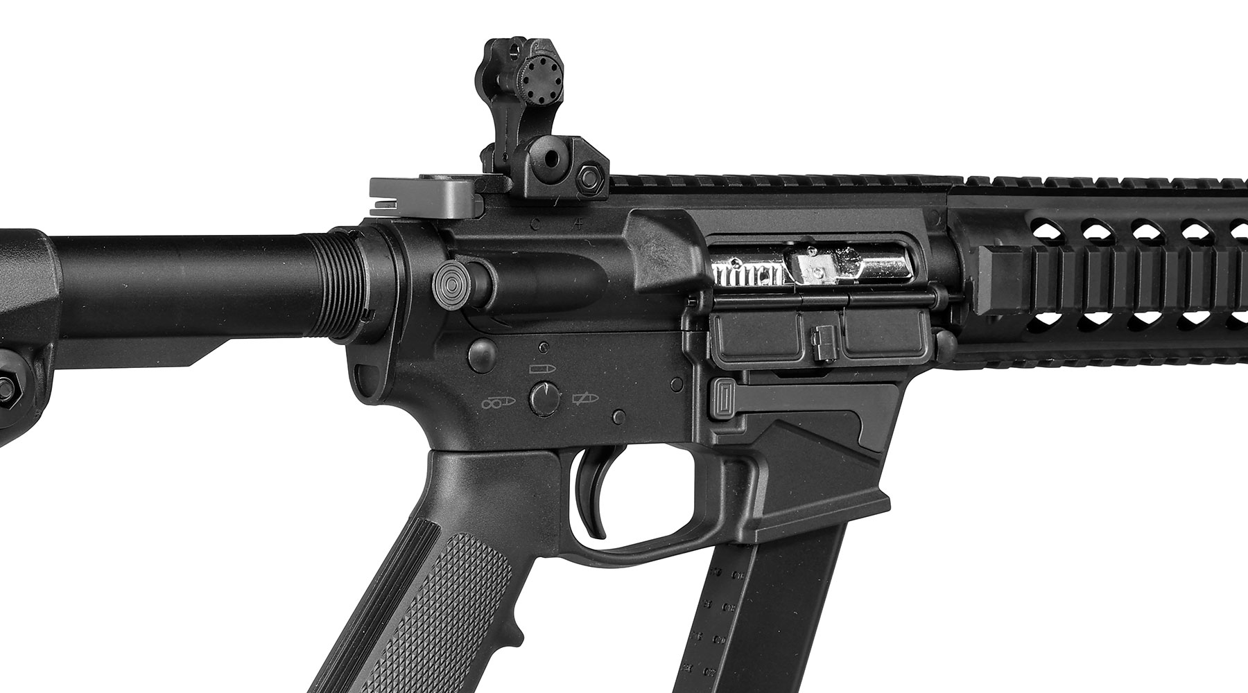 King Arms TWS 9mm Carbine Lite Polymergehuse Gas-Blow-Back 6mm BB schwarz Bild 8