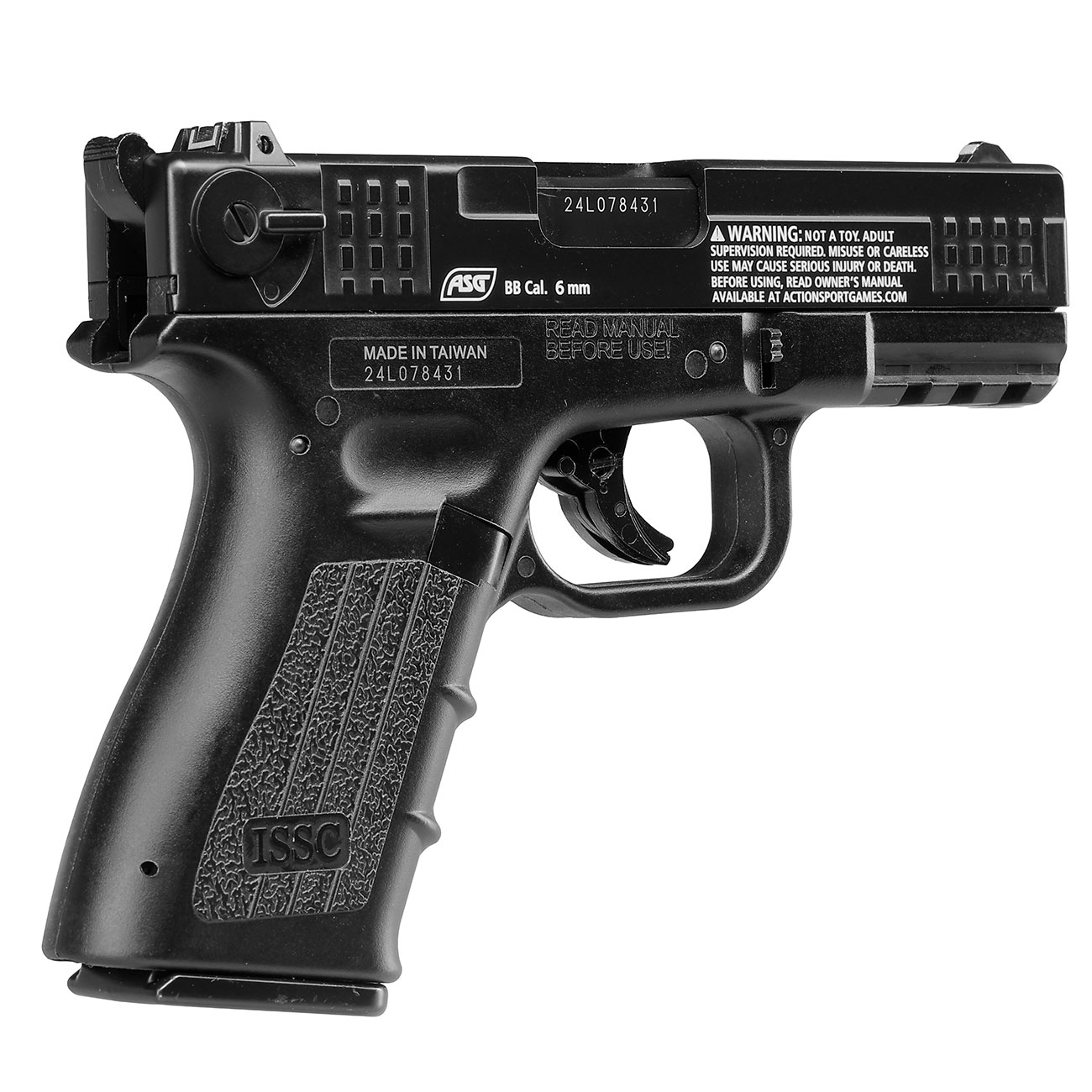 ASG ISSC M22 mit Metallschlitten CO2 BlowBack 6mm BB schwarz Bild 4