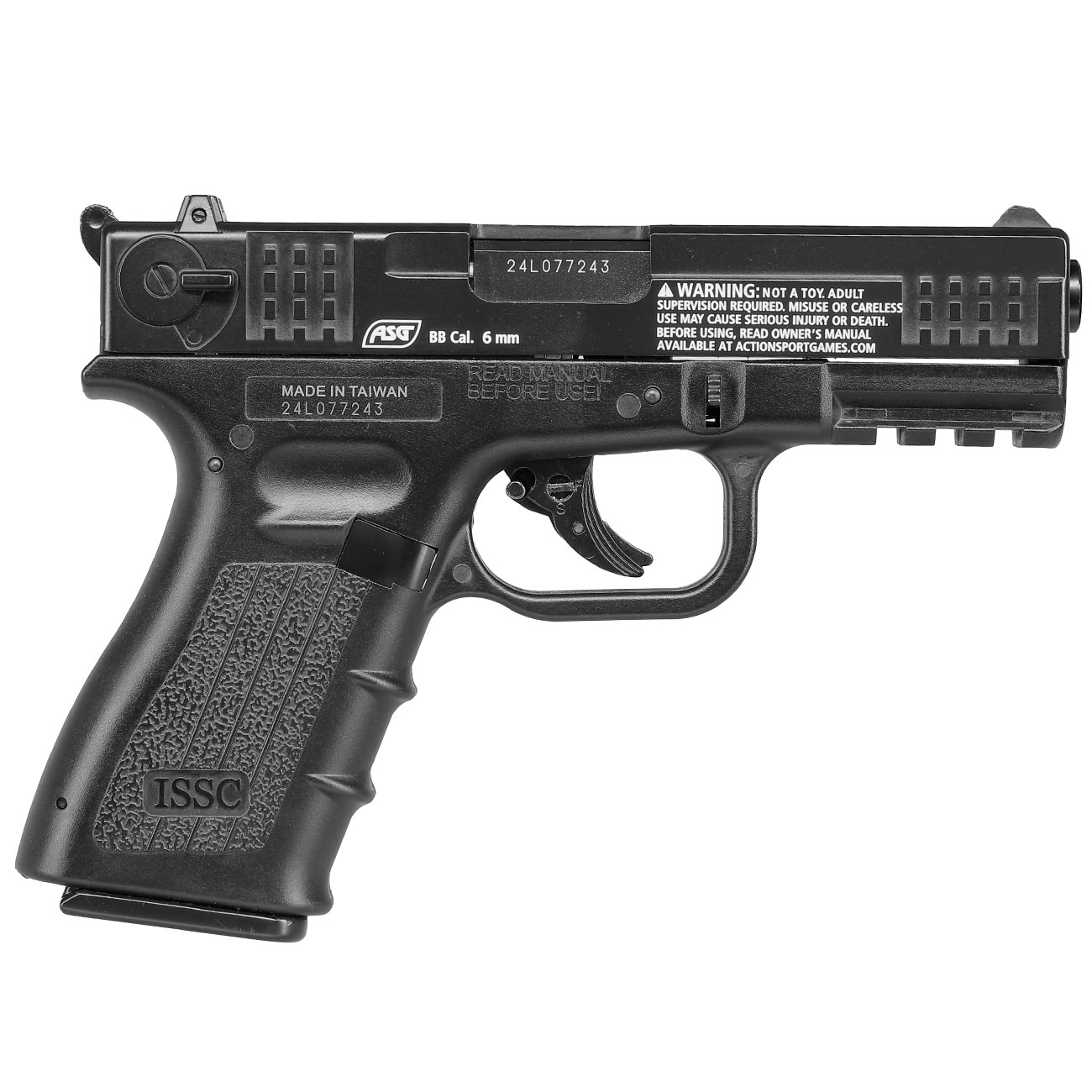 ASG ISSC M22 mit Metallschlitten CO2 NBB 6mm BB schwarz Bild 3