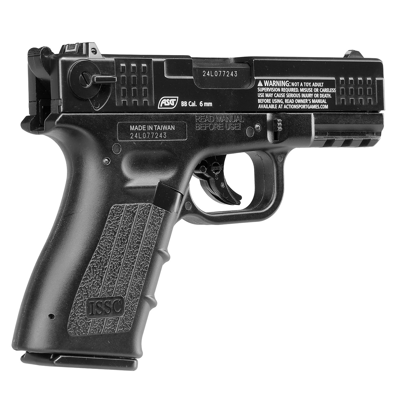 ASG ISSC M22 mit Metallschlitten CO2 NBB 6mm BB schwarz Bild 4