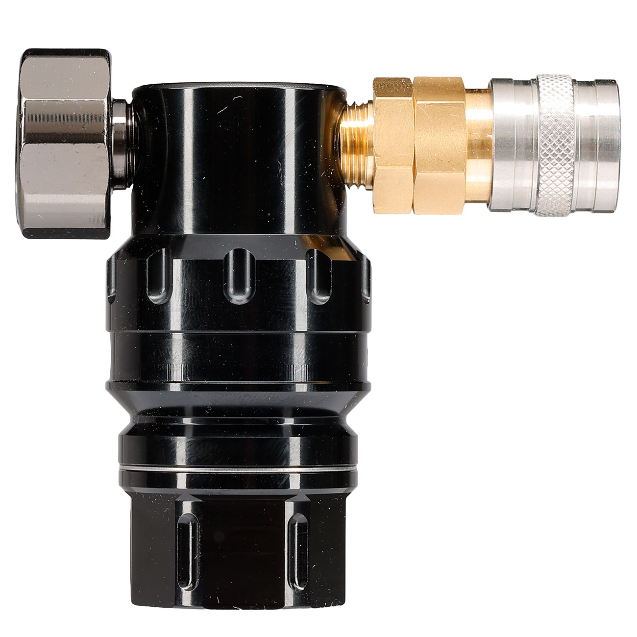 MechLabs Flo Max HPA Regulator schwarz inkl. 39 Zoll Braided Remote-Line schwarz - US-Version Bild 7