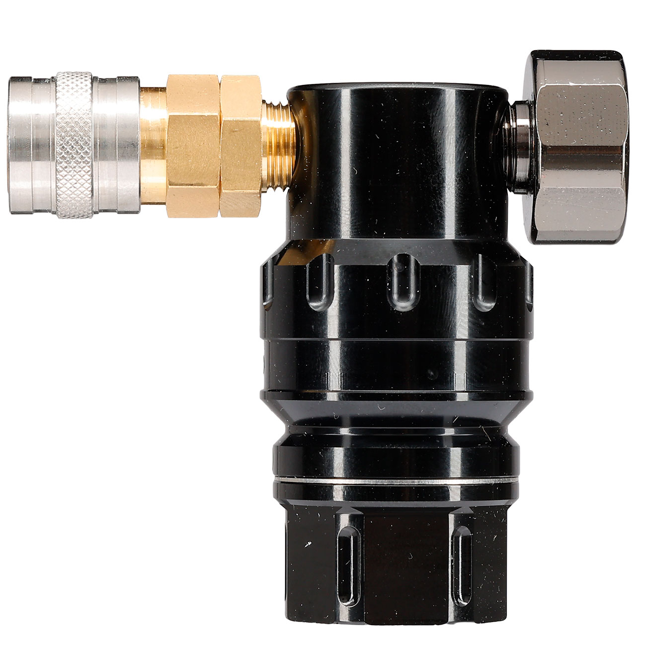MechLabs Flo Max HPA Regulator schwarz inkl. 39 Zoll Braided Remote-Line schwarz - US-Version Bild 8
