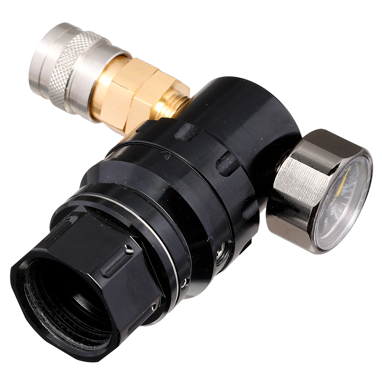 MechLabs Flo Max HPA Regulator schwarz inkl. 39 Zoll Braided Remote-Line schwarz - US-Version Bild 9