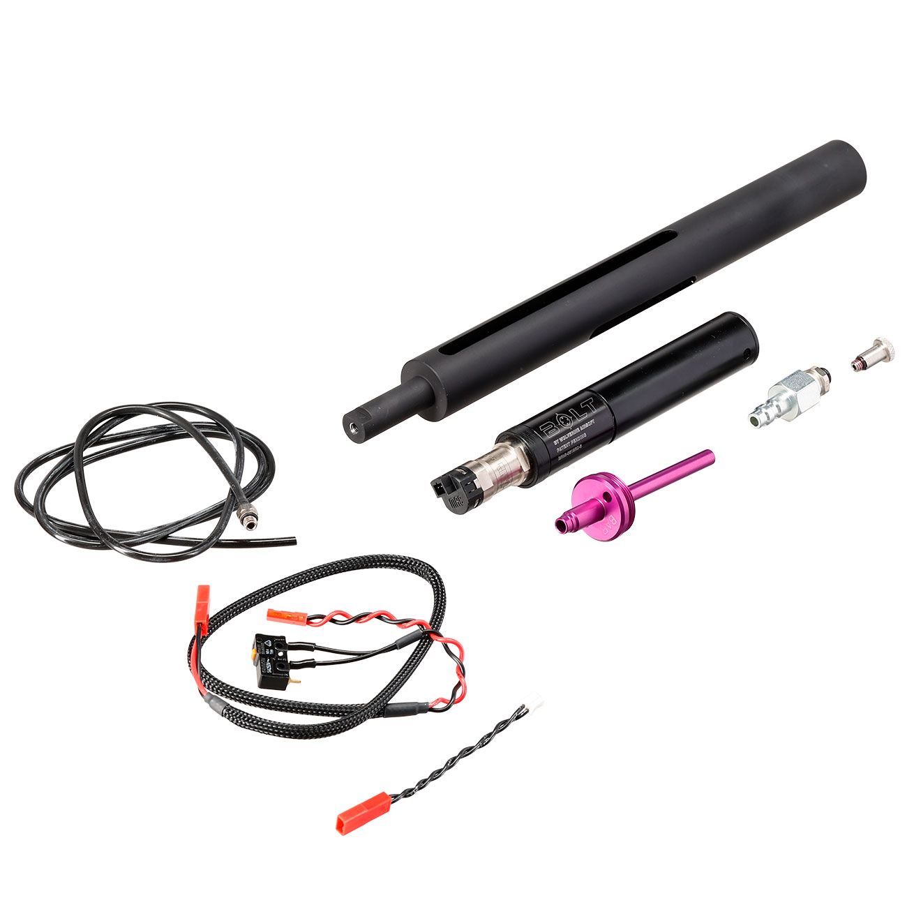 Wolverine Airsoft Bolt Sniper Package mit Cylinder HPA Conversion Kit f. TM VSR-10 / Echo1 M28 Sniperserie