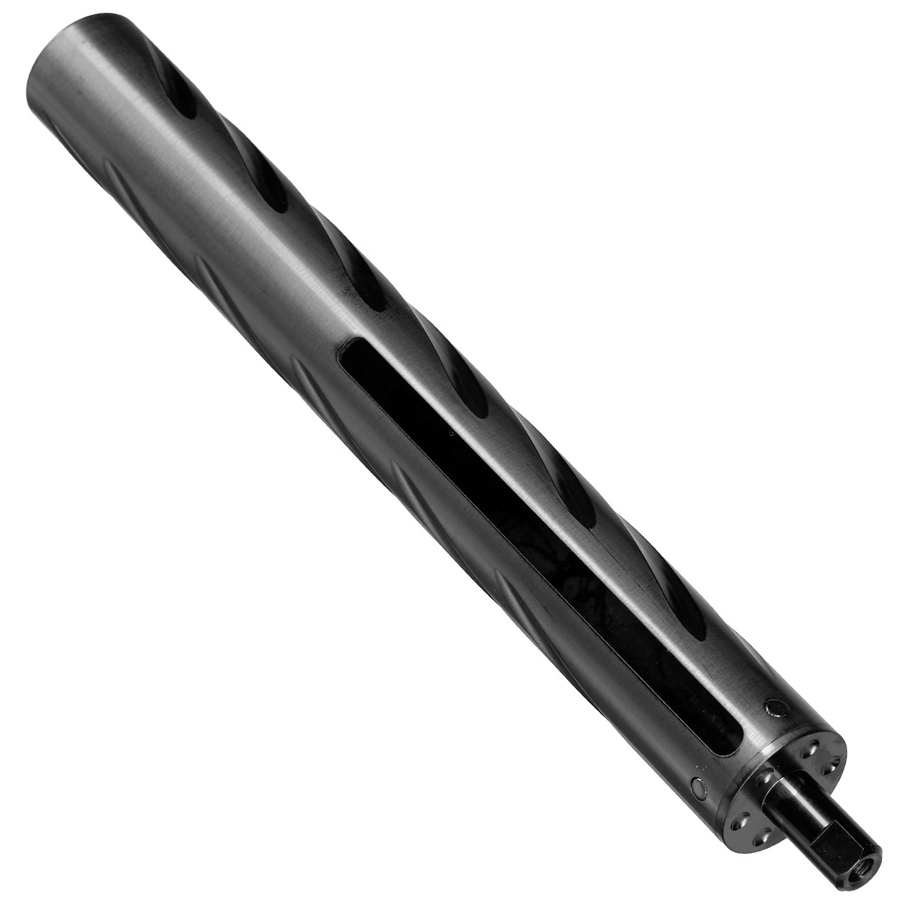 Silverback Edelstahl Twisted-Design Cylinder f. Silverback TAC-41 Serie schwarz Bild 1