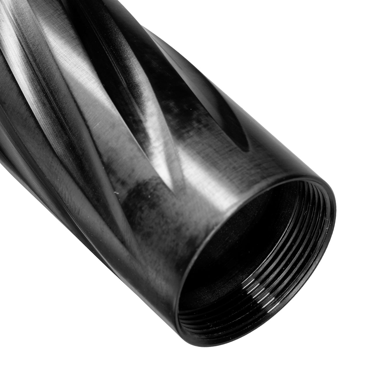 Silverback Edelstahl Twisted-Design Cylinder f. Silverback TAC-41 Serie schwarz Bild 8