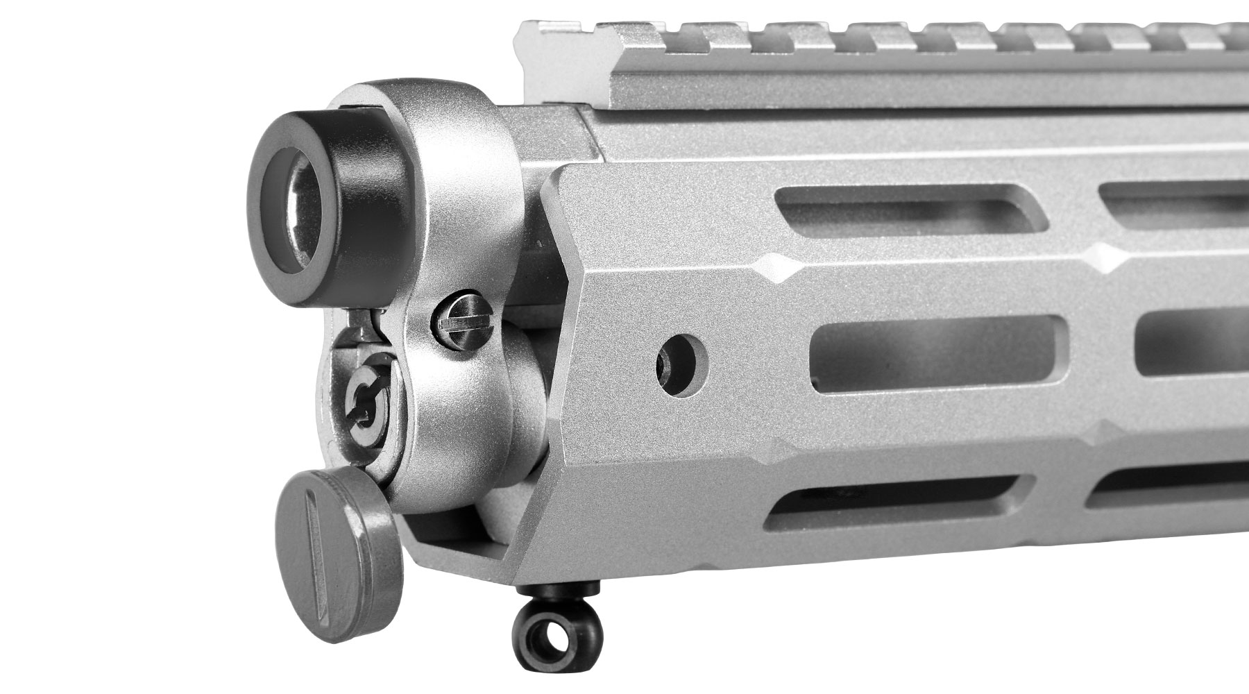A&K M1873R Short LOCK Unterhebelrepetiergewehr Gas-Bolt-Action 6mm BB silber - Echtholz Version Bild 11