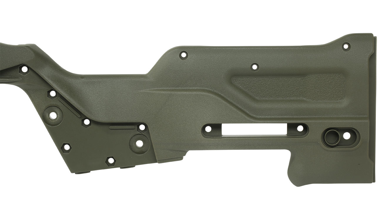 Action Army Receiver Plates / Gehuseabdeckungen f. AAC T10 oliv Bild 3