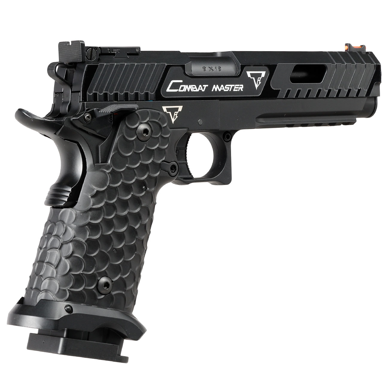 EMG / TTI Innovations Combat Master 2011 JW3 mit Metallschlitten Komplettset AEP 6mm BB schwarz - MosFet / LiPo Version Bild 3