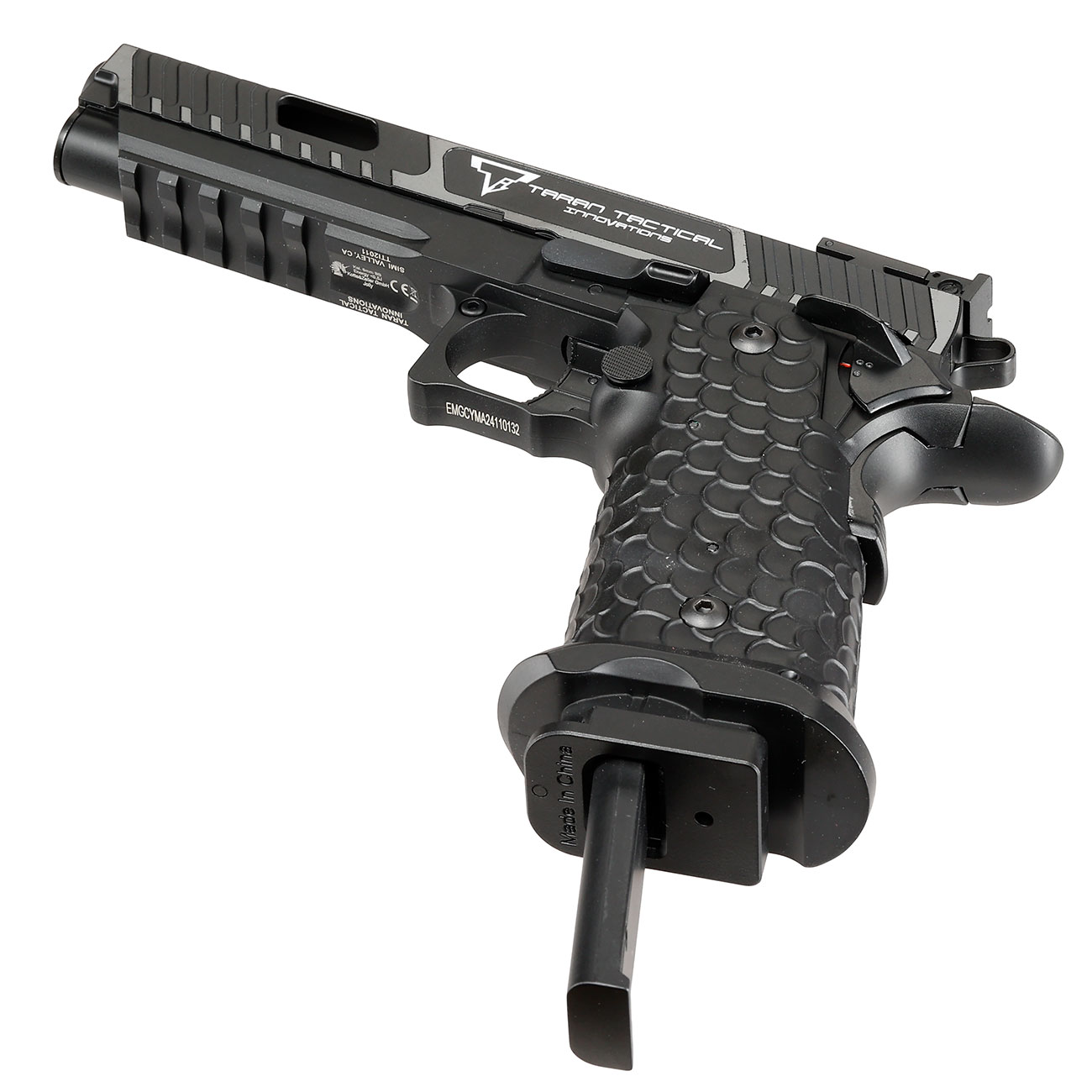 EMG / TTI Innovations Combat Master 2011 JW3 mit Metallschlitten Komplettset AEP 6mm BB schwarz - MosFet / LiPo Version Bild 4