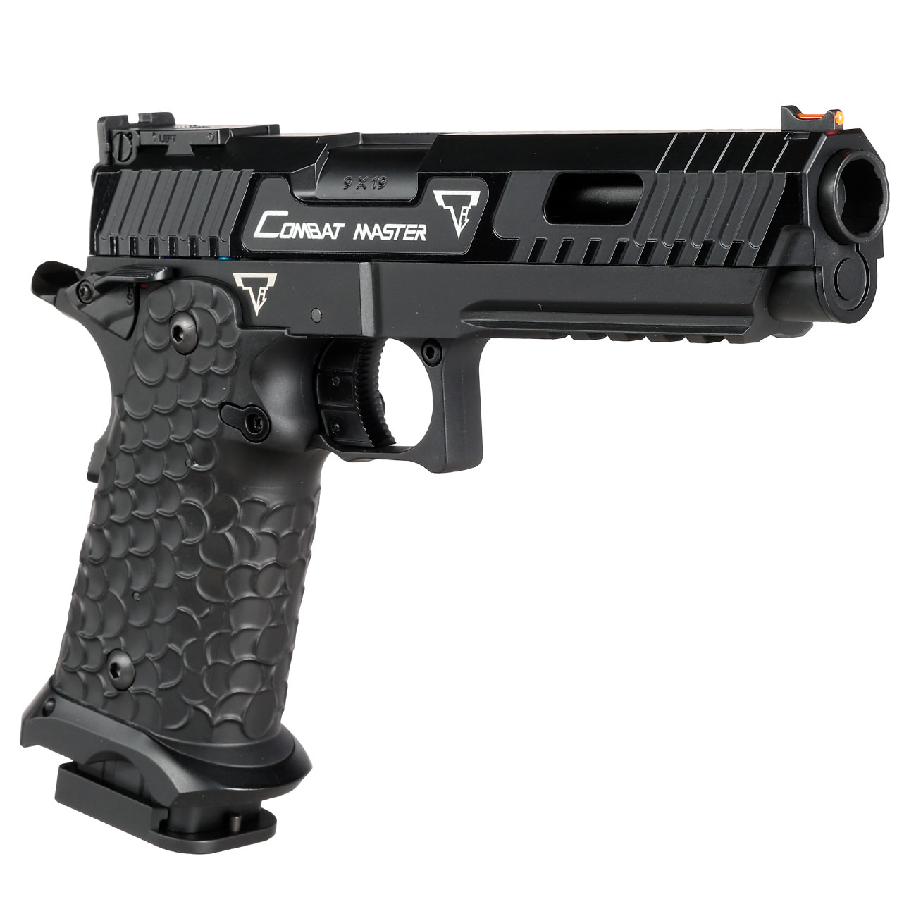 EMG / TTI Innovations Combat Master 2011 JW3 mit Metallschlitten Komplettset AEP 6mm BB schwarz - MosFet / LiPo Version Bild 6