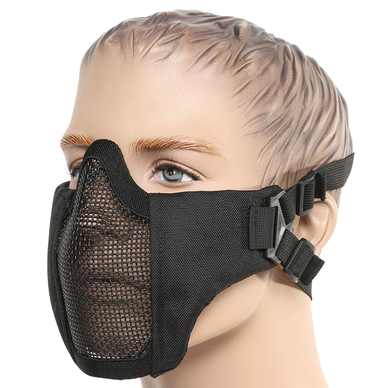 ASG Strike Systems Mesh Mask Airsoft Gittermaske Lower Face schwarz