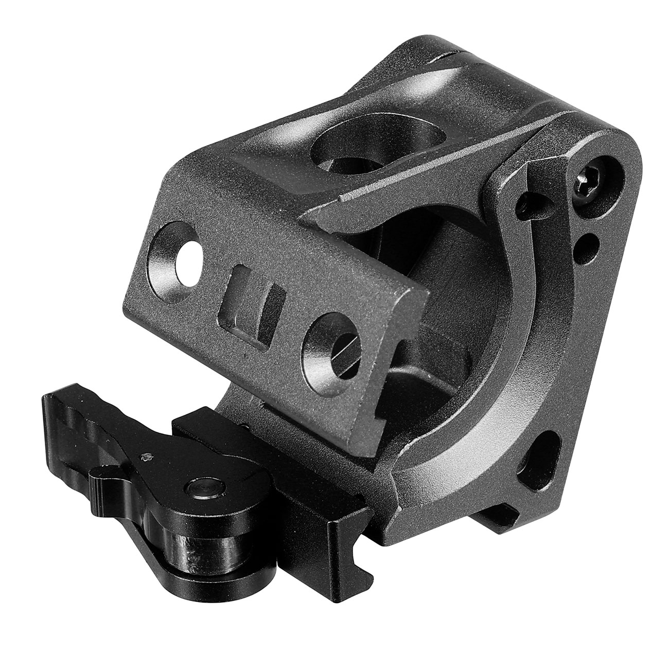 Aim-O Fast FTC Flip To Center QD Mount f. G33 / E33 Magnifier schwarz 9037-BK Bild 1