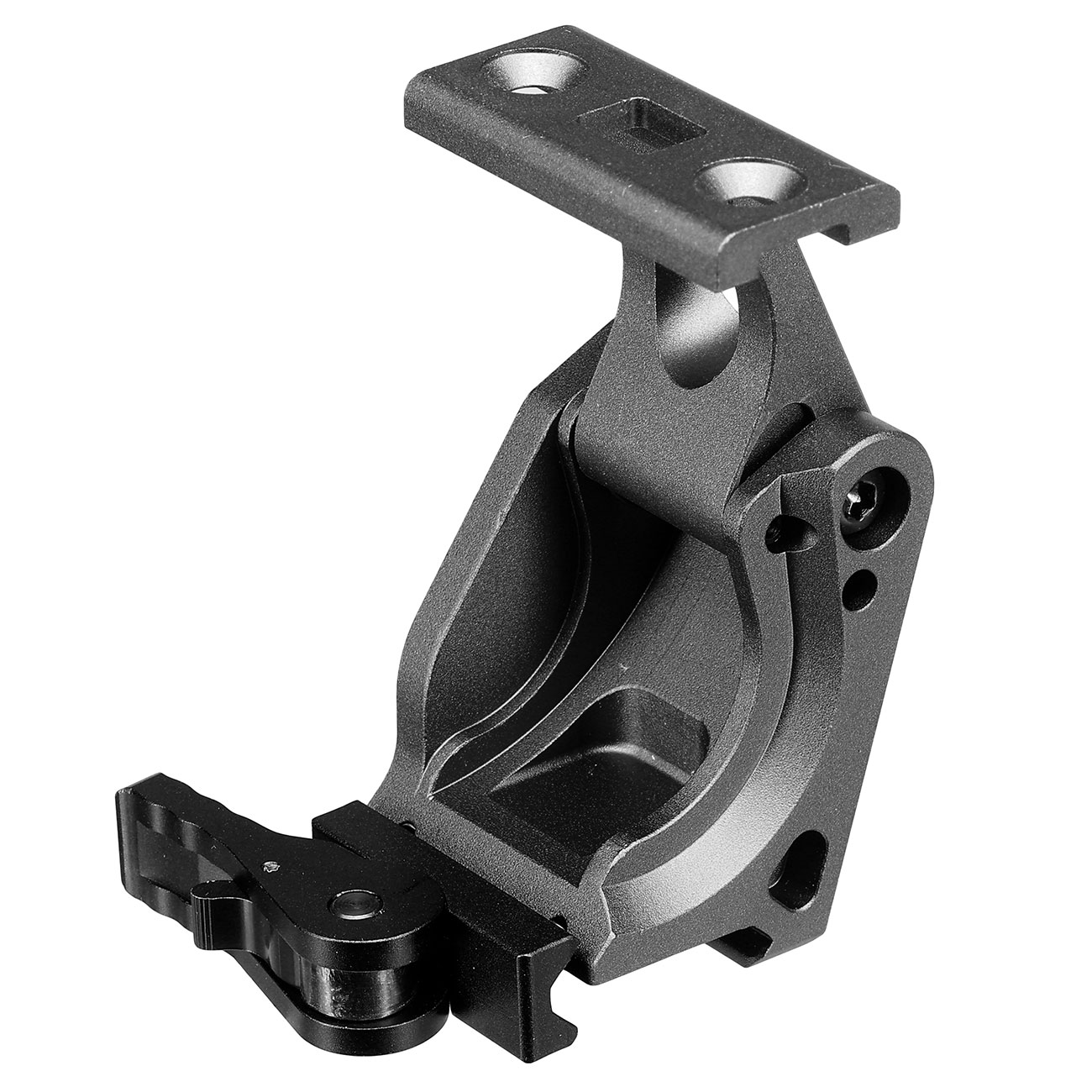 Aim-O Fast FTC Flip To Center QD Mount f. G33 / E33 Magnifier schwarz 9037-BK Bild 8