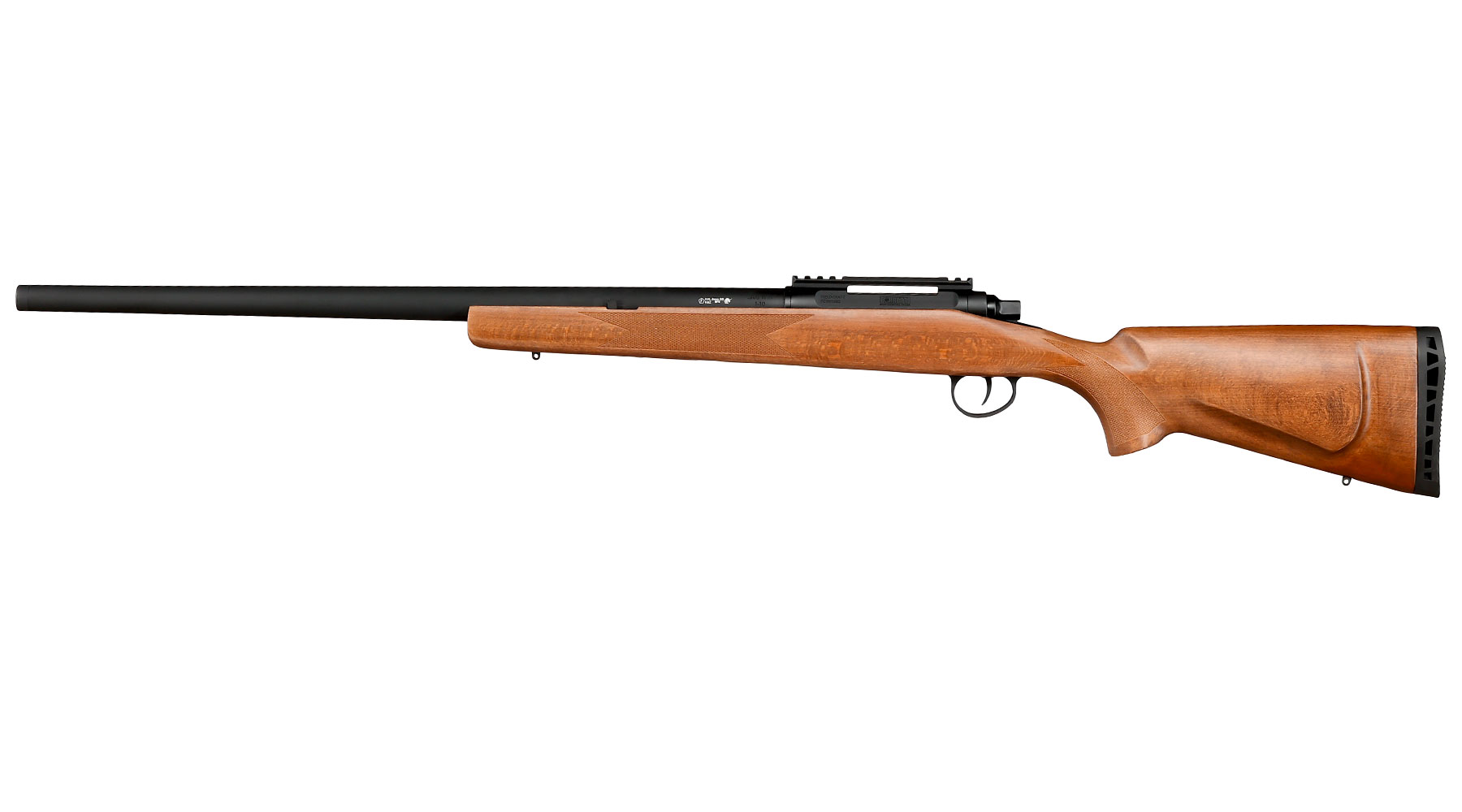 APS / EMG Barrett Fieldcraft Bolt Action Snipergewehr Springer 6mm BB Echtholz / schwarz Bild 1