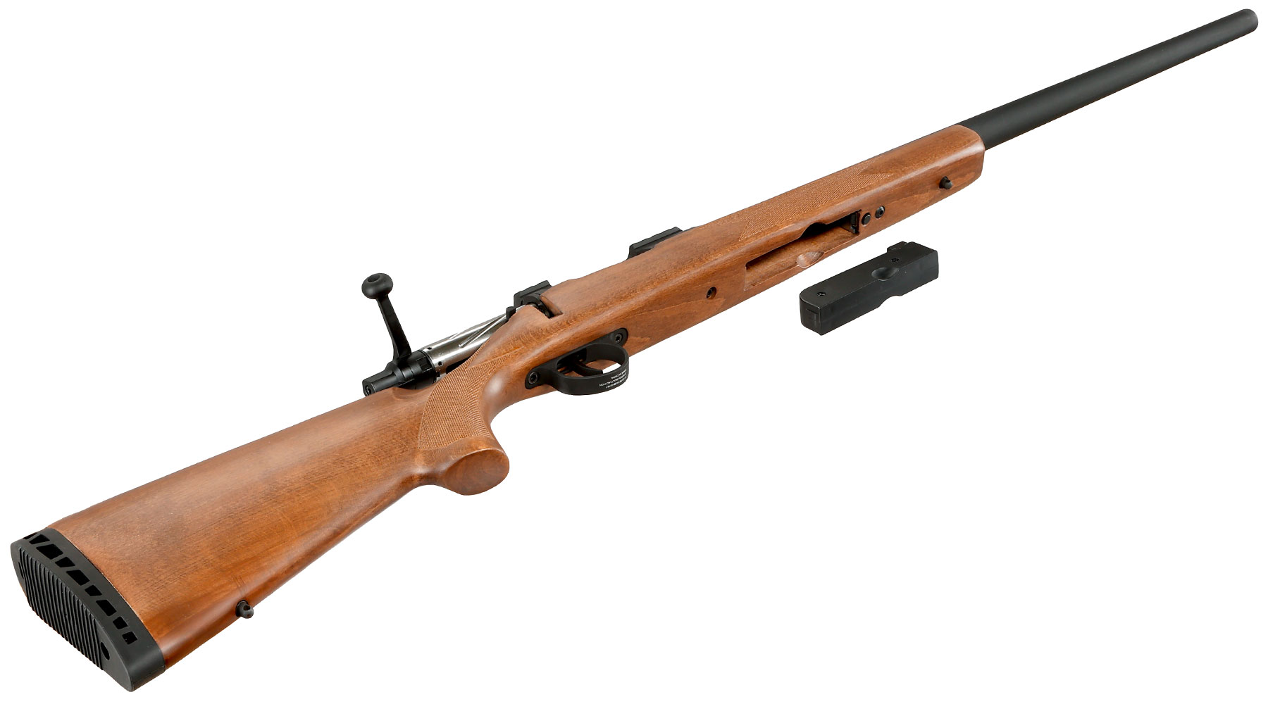 APS / EMG Barrett Fieldcraft Bolt Action Snipergewehr Springer 6mm BB Echtholz / schwarz Bild 5