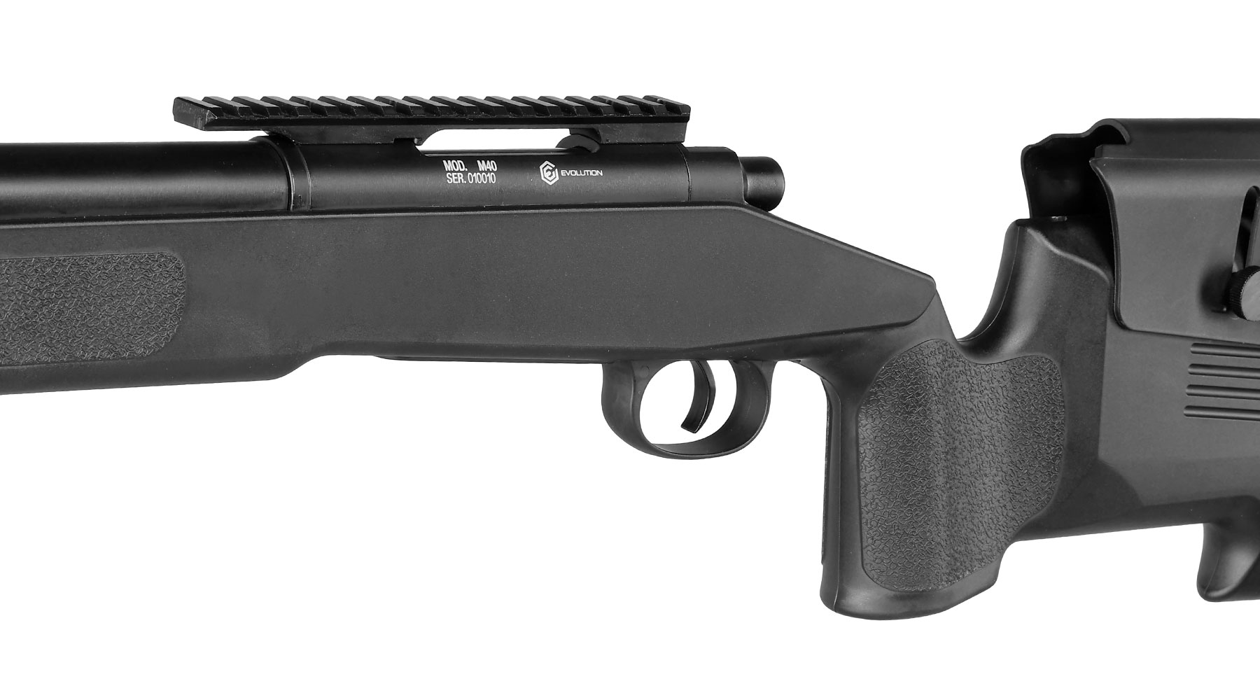Evolution M40 Bolt Action Snipergewehr Springer 6mm BB schwarz Bild 7
