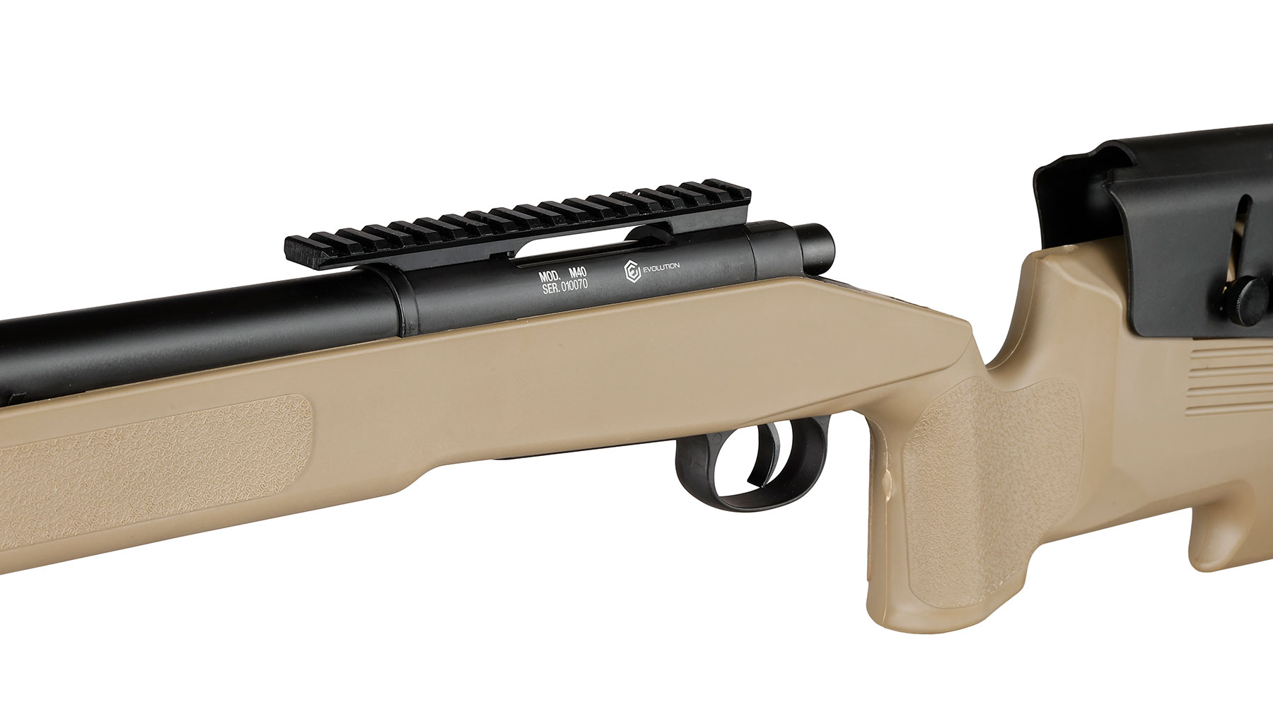 Evolution M40 Bolt Action Snipergewehr Springer 6mm BB tan Bild 7
