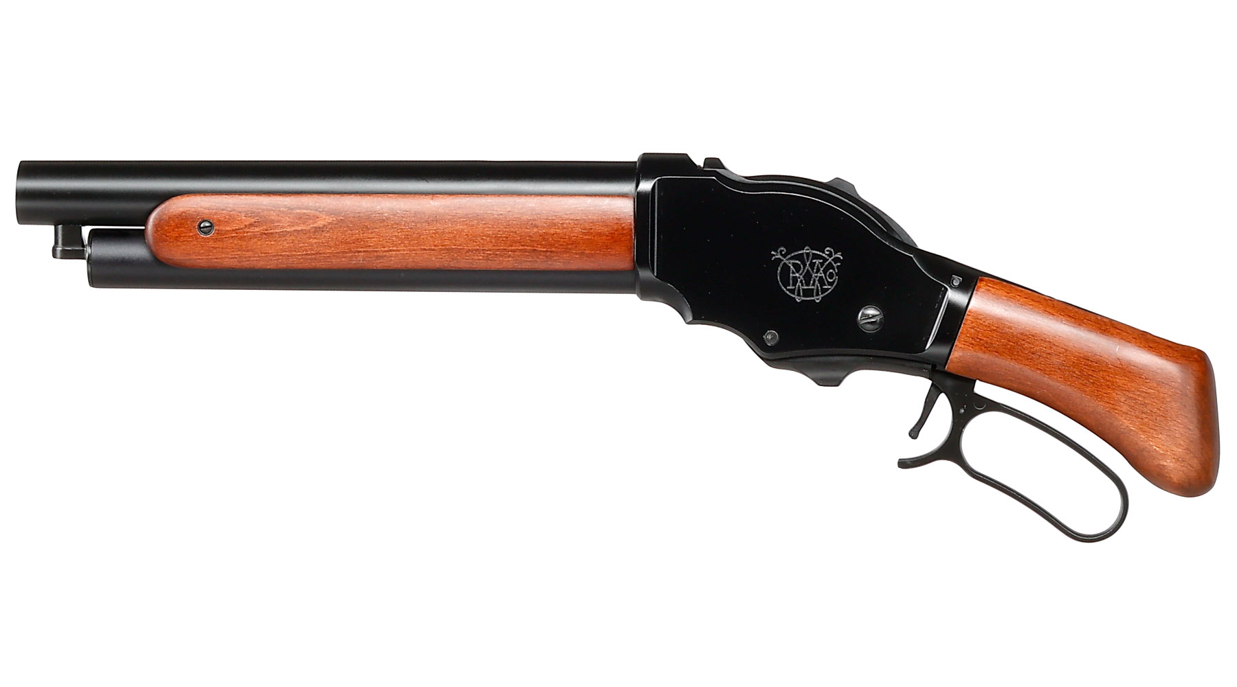 Golden Eagle M1887 Shorty Gas Lever Action mit Hlsenauswurf 6mm BB schwarz - Echtholz Version Bild 1