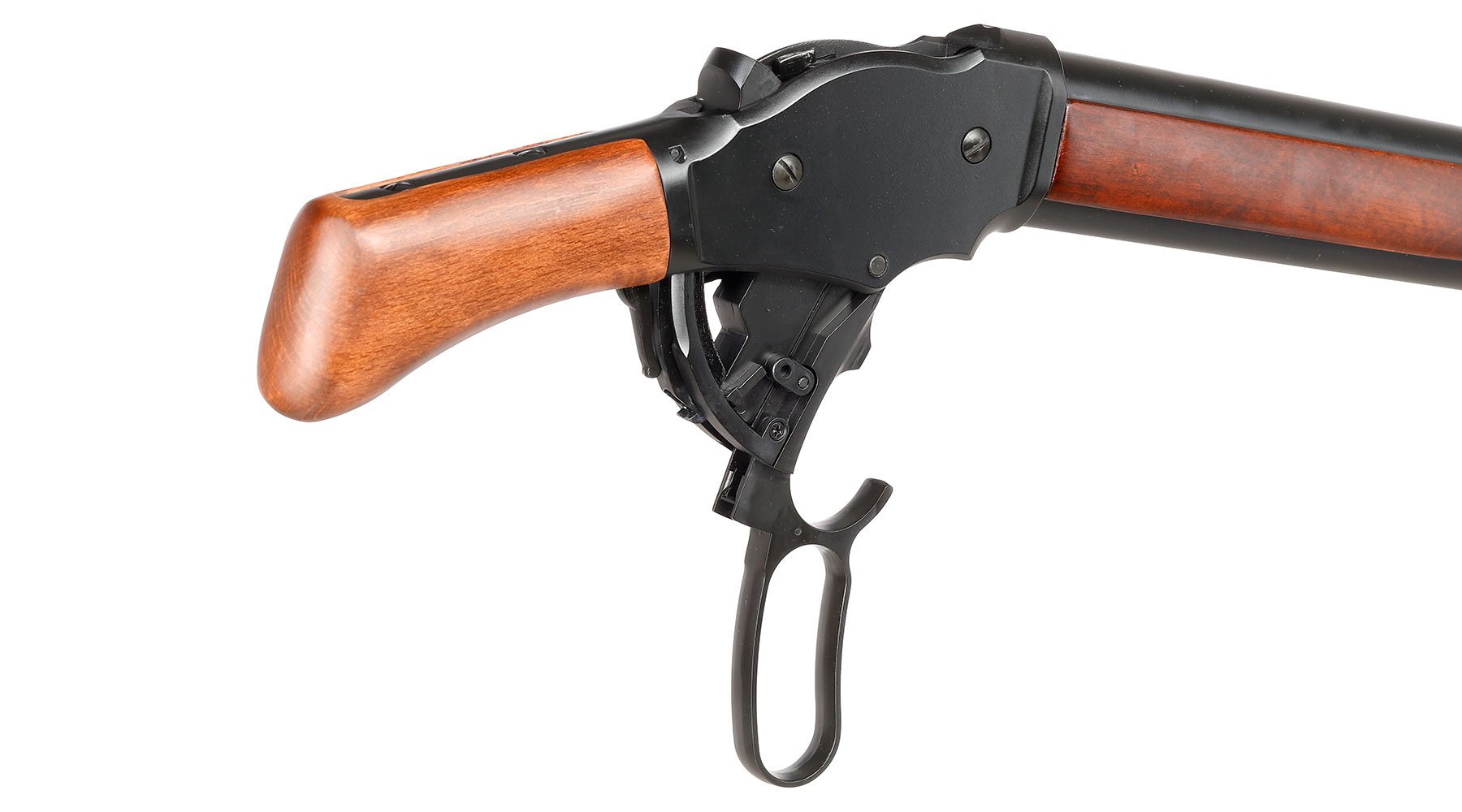 Golden Eagle M1887 Shorty Gas Lever Action mit Hlsenauswurf 6mm BB schwarz - Echtholz Version Bild 9