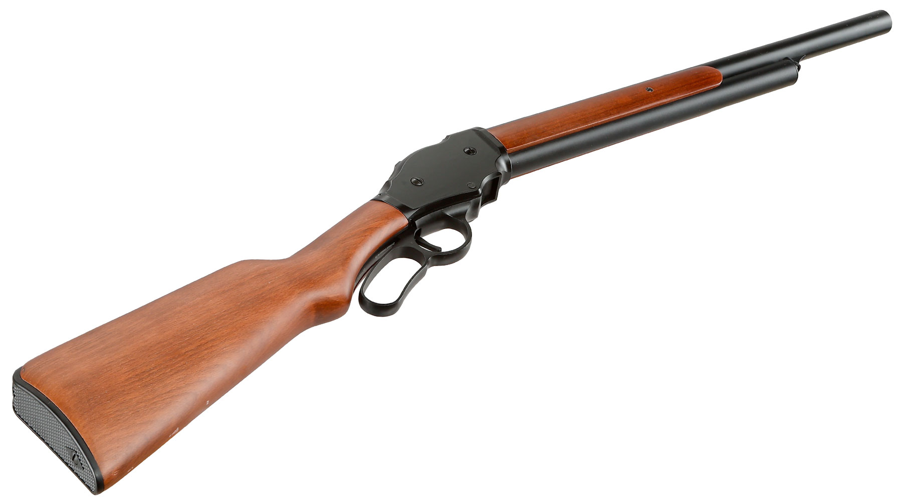 Golden Eagle M1887 Rifle Gas Lever Action mit Hlsenauswurf 6mm BB schwarz - Echtholz Version Bild 5