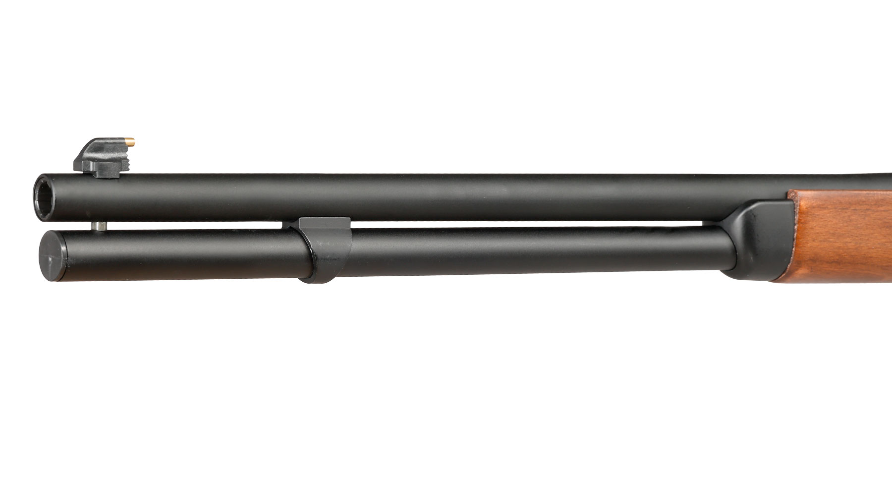 Double Bell M1894 Western Rifle mit Hlsenauswurf Vollmetall CO2 6mm BB gold - Echtholz-Version Bild 7