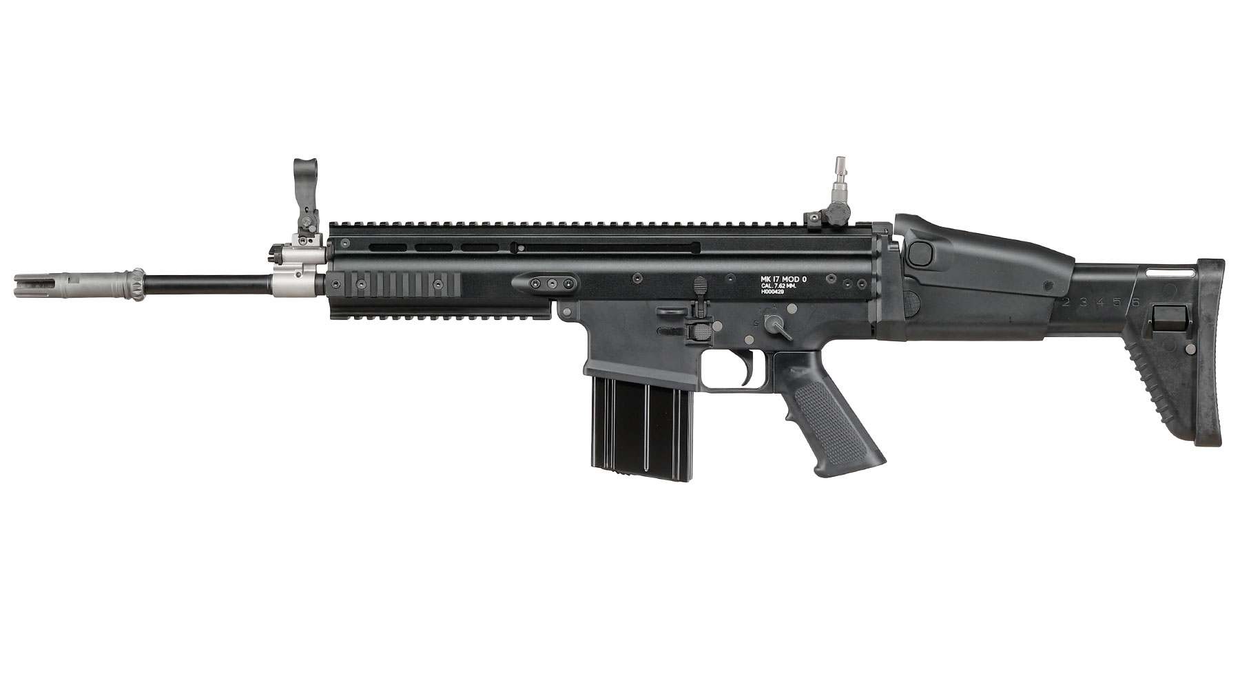 Wei-ETech Socom-H Standard MK17 Mod 0 Vollmetall S-AEG 6mm BB schwarz Bild 1