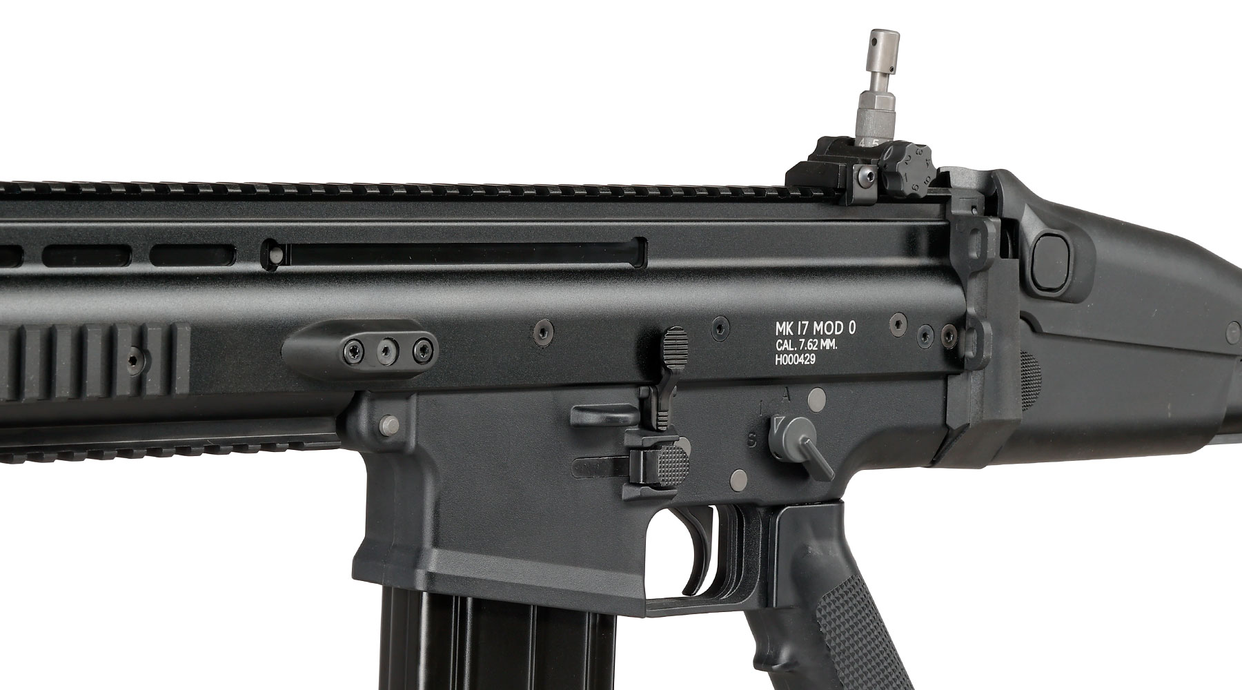 Wei-ETech Socom-H Standard MK17 Mod 0 Vollmetall S-AEG 6mm BB schwarz Bild 9