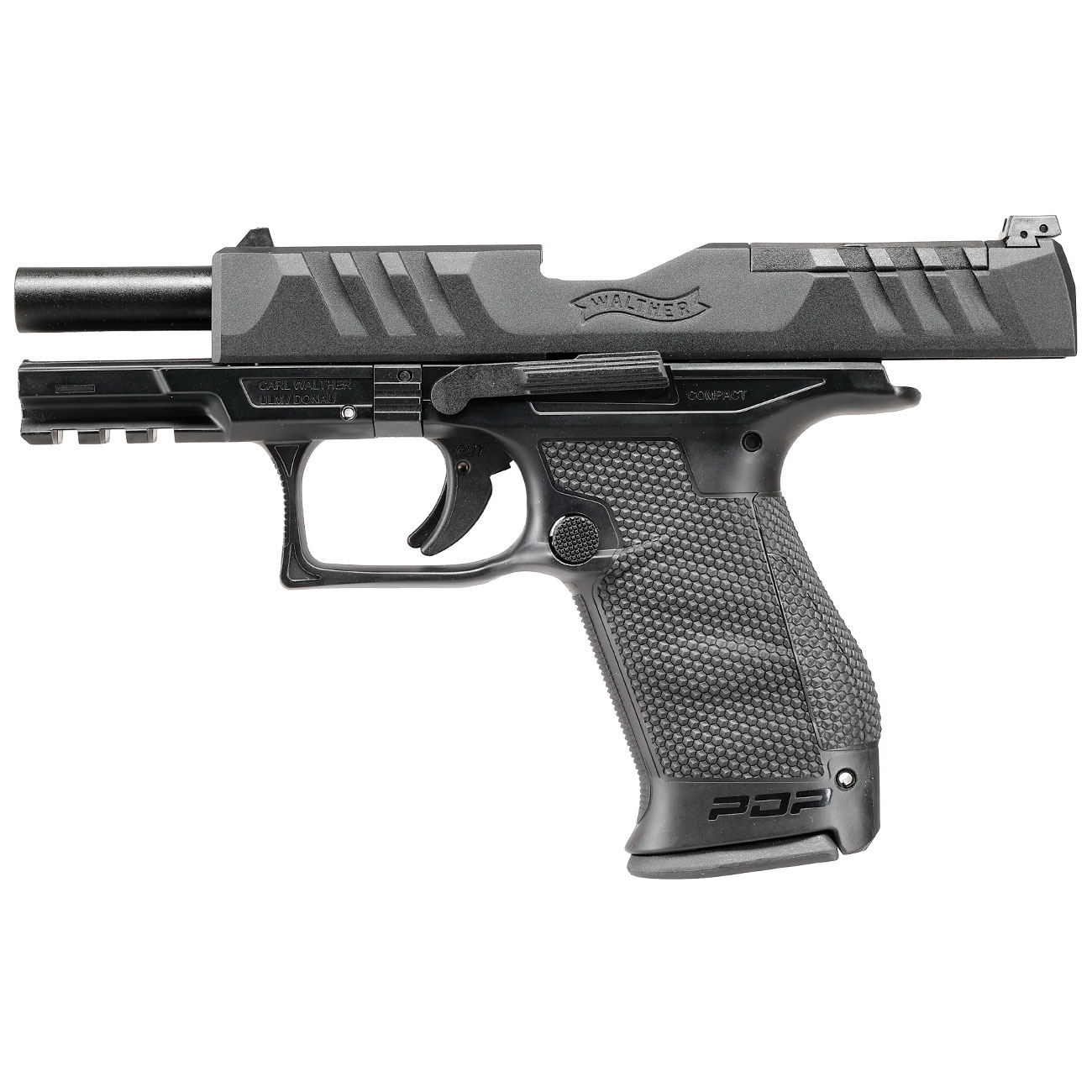Walther PDP Compact 4 Zoll mit Metallschlitten Gas-Blow-Back 6mm BB schwarz Bild 2