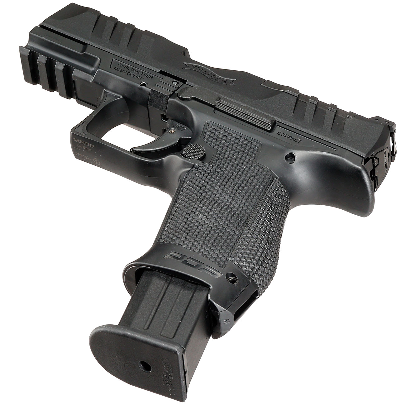 Walther PDP Compact 4 Zoll mit Metallschlitten Gas-Blow-Back 6mm BB schwarz Bild 5