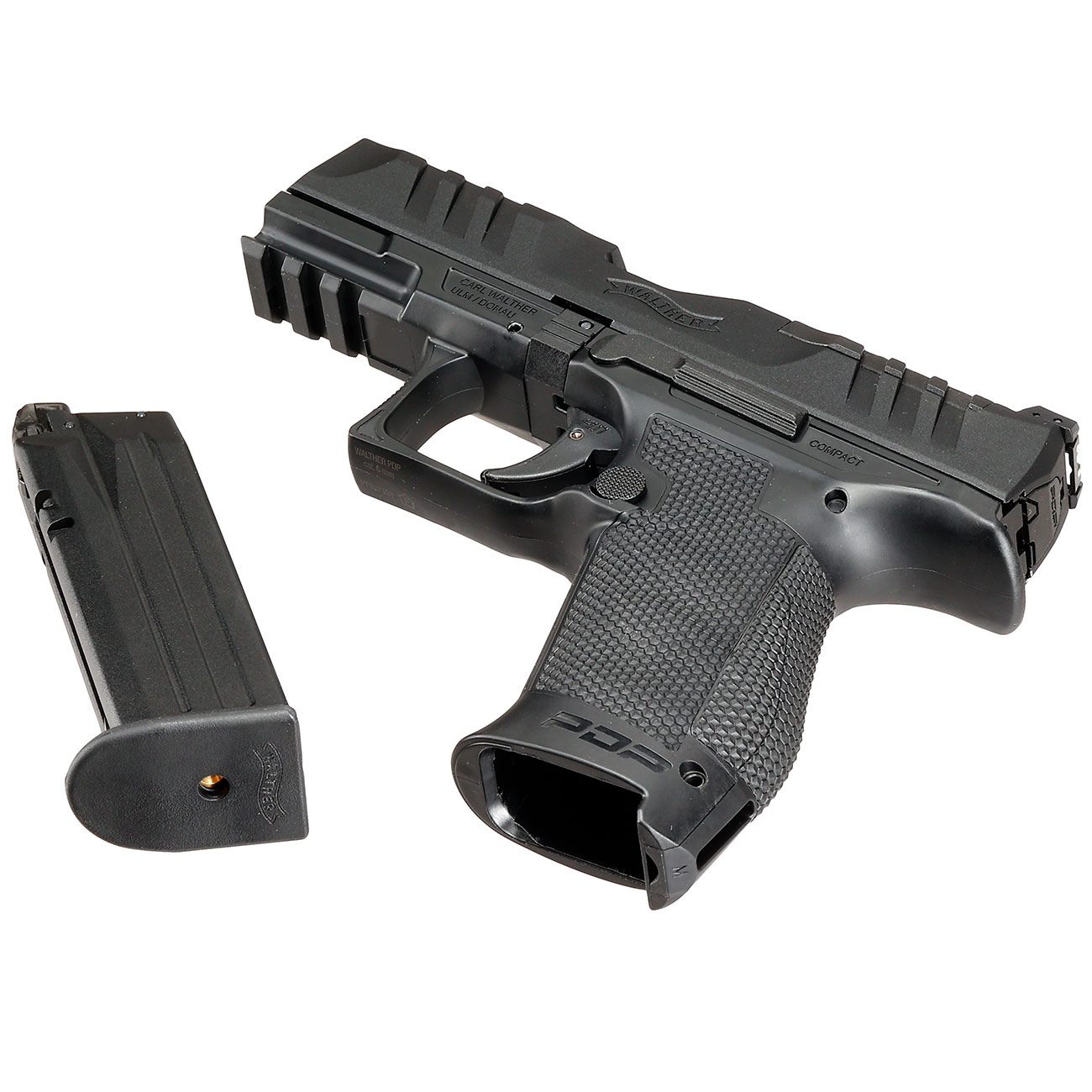 Walther PDP Compact 4 Zoll mit Metallschlitten Gas-Blow-Back 6mm BB schwarz Bild 6