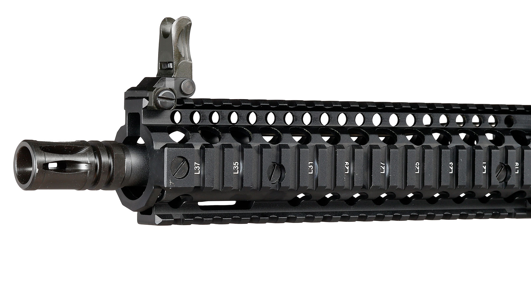 EMG / Cyma Daniel Defense MK18 MOD1 Vollmetall CGS T8-System Gas-Blow-Back 6mm BB schwarz Bild 6