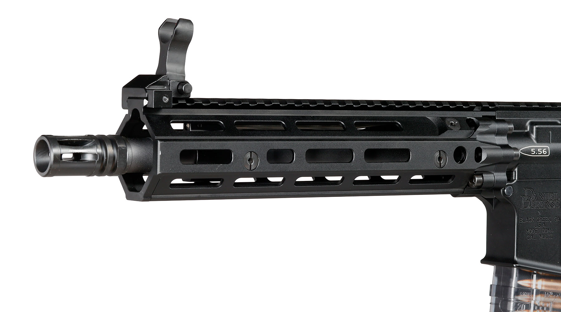 EMG / Cyma Daniel Defense MK18 RIII PDW Vollmetall CGS T8-System Gas-Blow-Back 6mm BB schwarz Bild 6