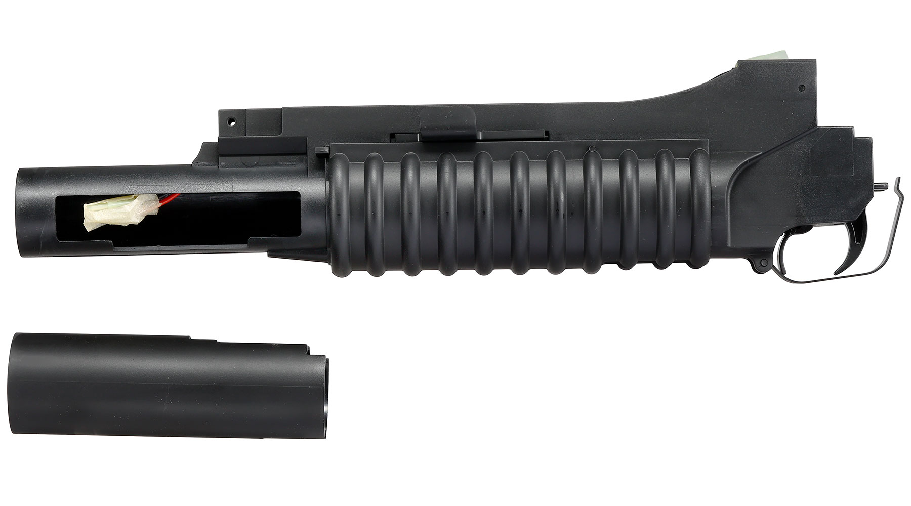Double Bell M203 Granatwerfer Launcher Springer Softair 6mm BB schwarz Bild 2