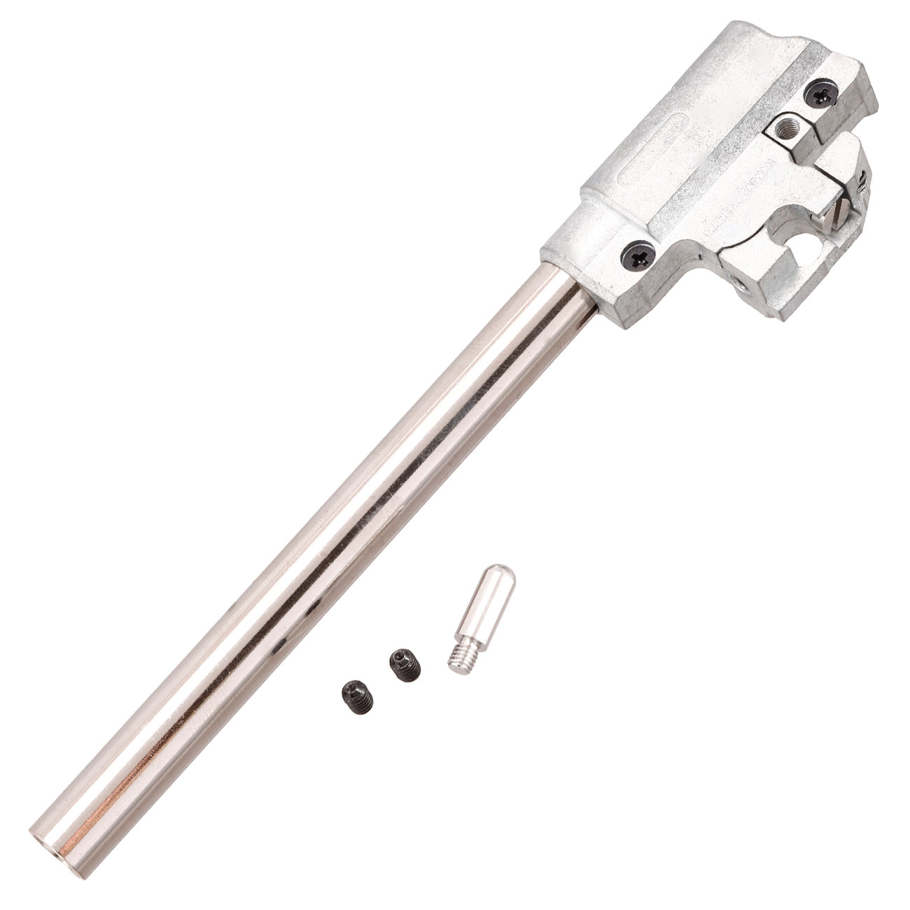Unicorn Airsoft Aluminium TDC Hop-Up Chamber inkl. 113 mm Innenlauf f. TM Hi-Capa GBB Pistolen silber