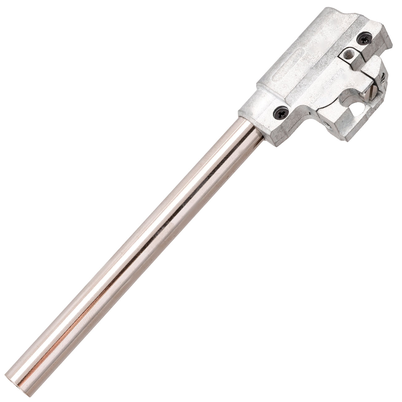 Unicorn Airsoft Aluminium TDC Hop-Up Chamber inkl. 113 mm Innenlauf f. TM Hi-Capa GBB Pistolen silber Bild 1