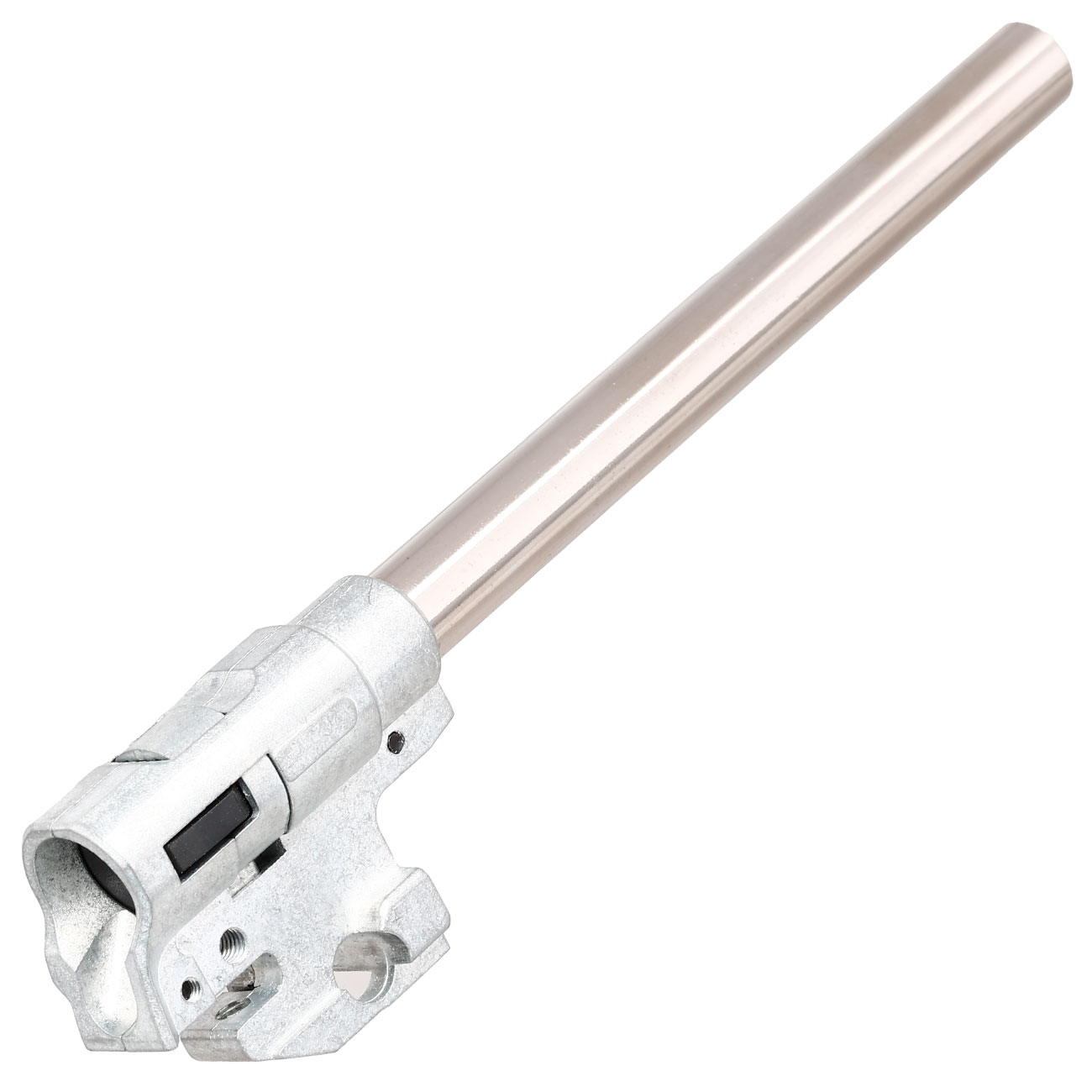 Unicorn Airsoft Aluminium TDC Hop-Up Chamber inkl. 113 mm Innenlauf f. TM Hi-Capa GBB Pistolen silber Bild 3