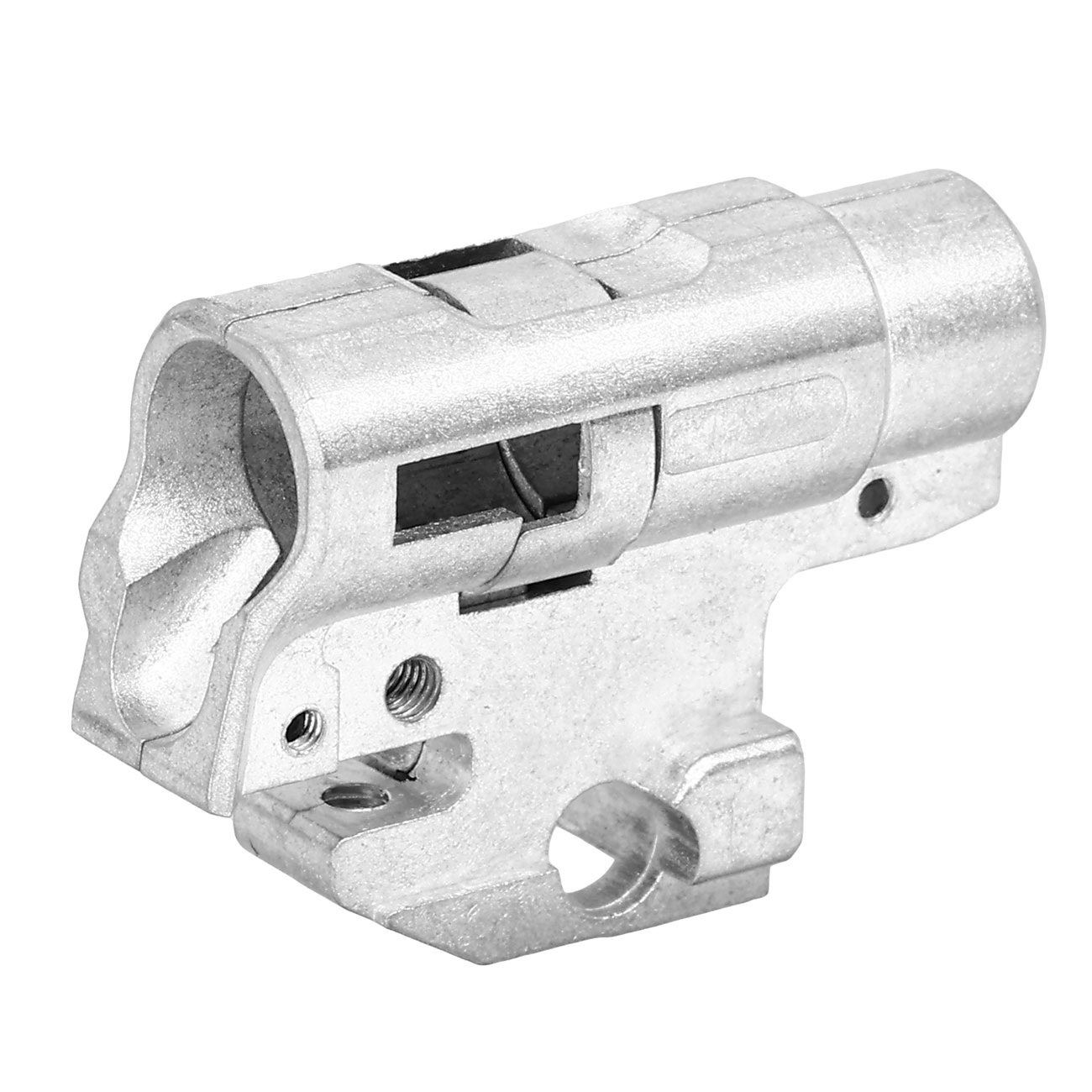 Unicorn Airsoft Aluminium TDC-Style Hop-Up Chamber f. TM Hi-Capa GBB Pistolen silber Bild 2
