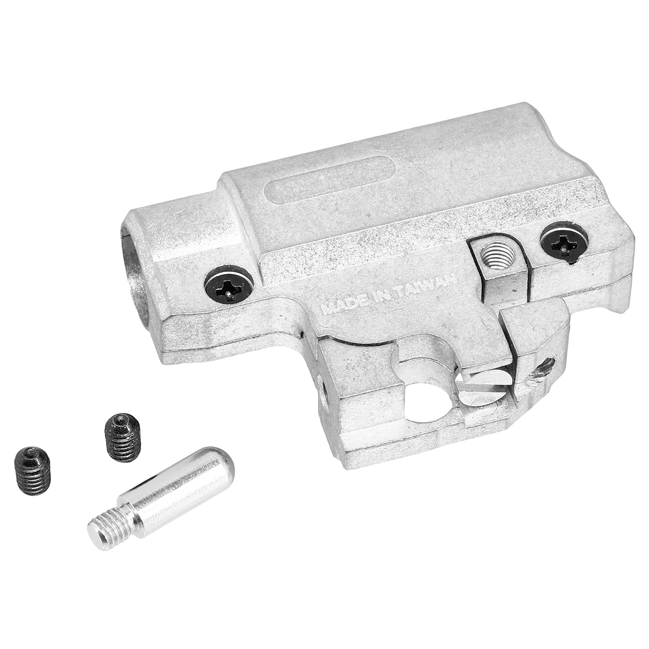 Unicorn Airsoft Aluminium TDC-Style Hop-Up Chamber f. TM Hi-Capa GBB Pistolen silber Bild 6