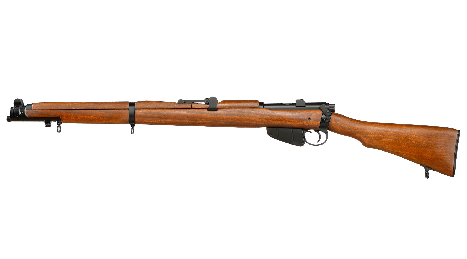 Double Bell Airsoft Lee-Enf. SMLE No.1 MK3 Bolt-Action Springer Gewehr mit Hlsenauswurf 6mm BB Echtholz-Version Bild 1