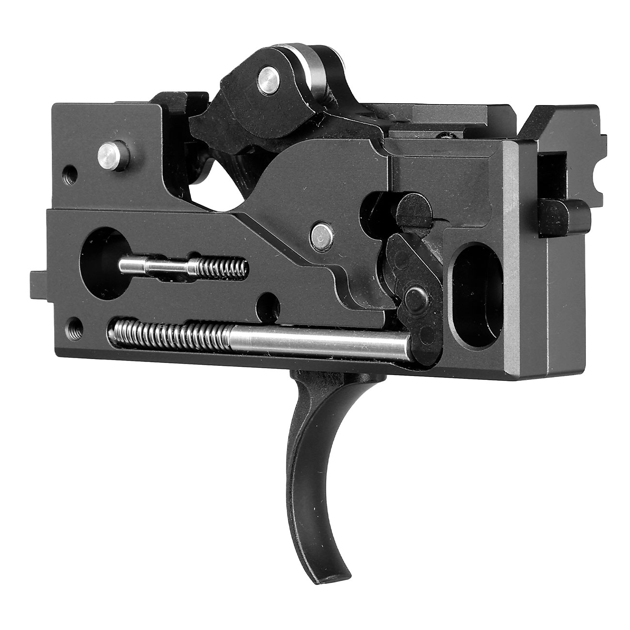 Guns Modify CNC Evo Aluminium Abzugseinheit mit Stahl Innenteile f. Tokyo Marui M4 MWS GBB Serie grau Bild 1