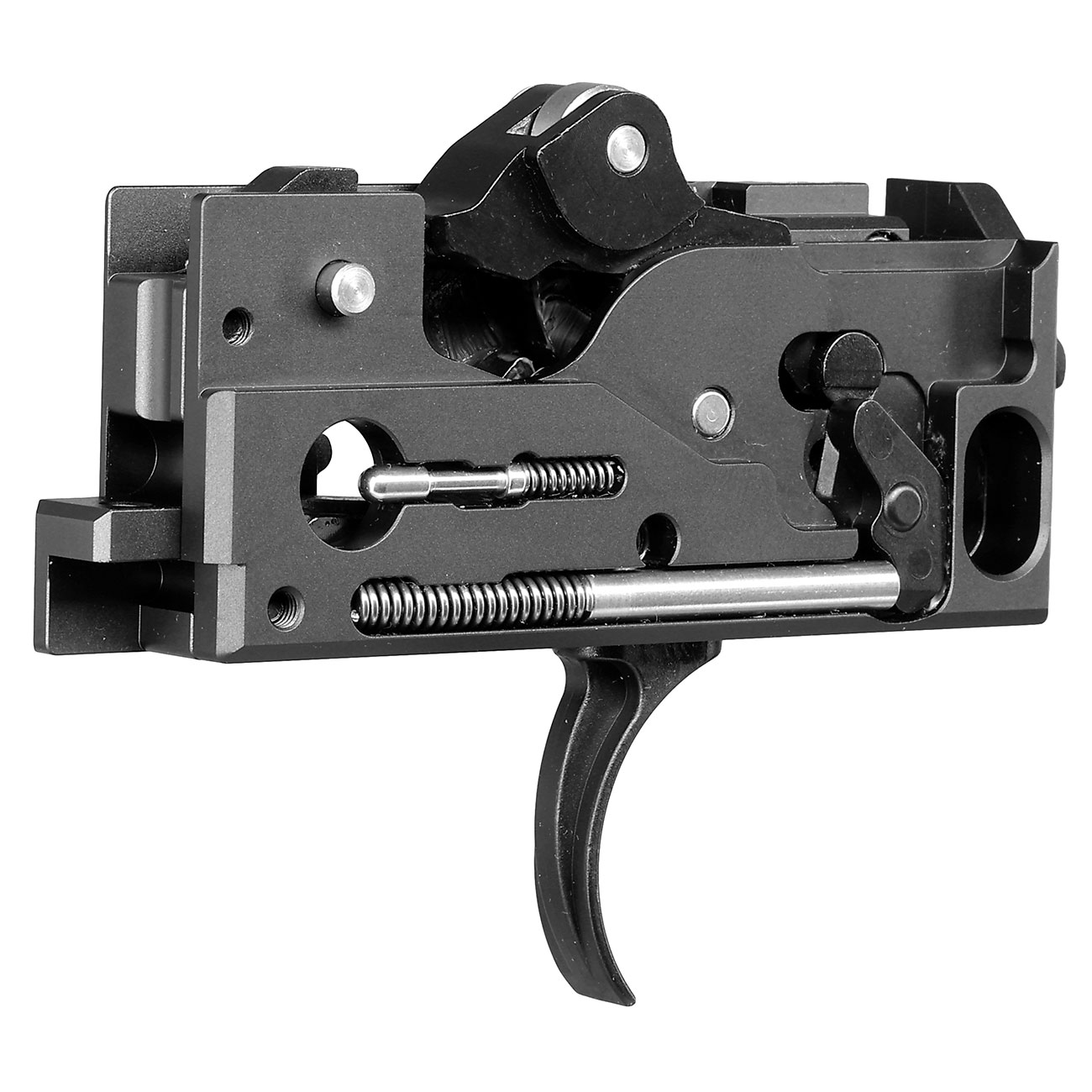 Guns Modify CNC Evo Aluminium Abzugseinheit mit Stahl Innenteile f. Tokyo Marui M4 MWS GBB Serie grau Bild 2