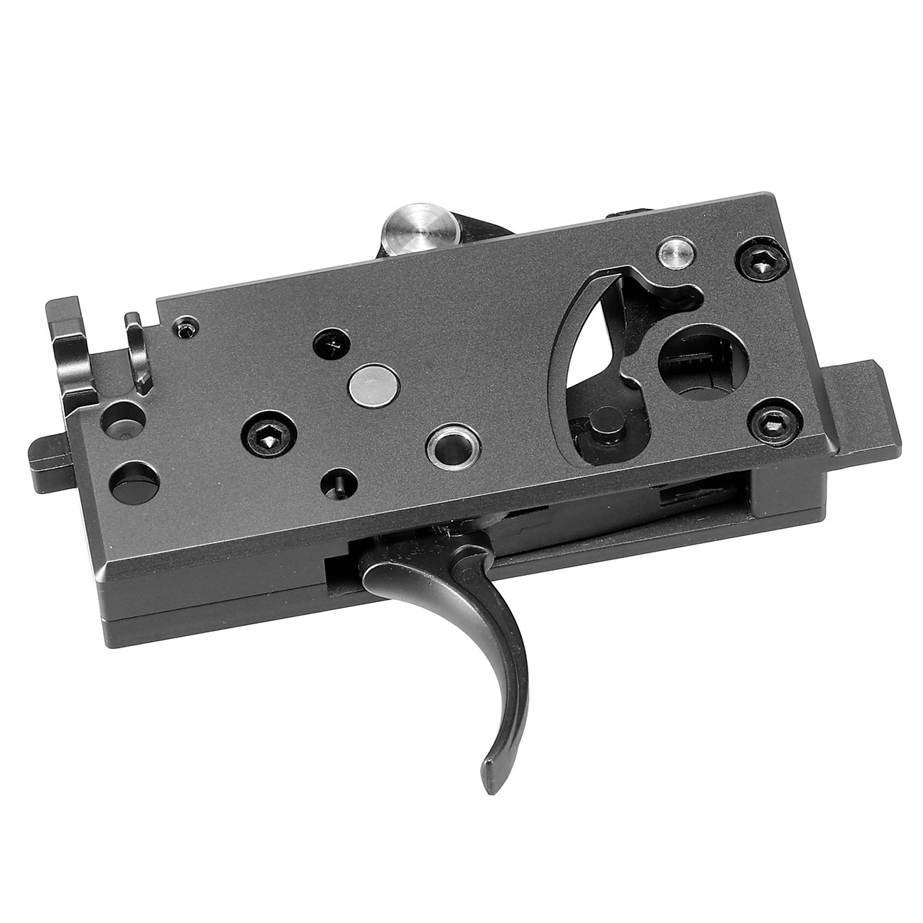 Guns Modify CNC Evo Aluminium Abzugseinheit mit Stahl Innenteile f. Tokyo Marui M4 MWS GBB Serie grau Bild 6