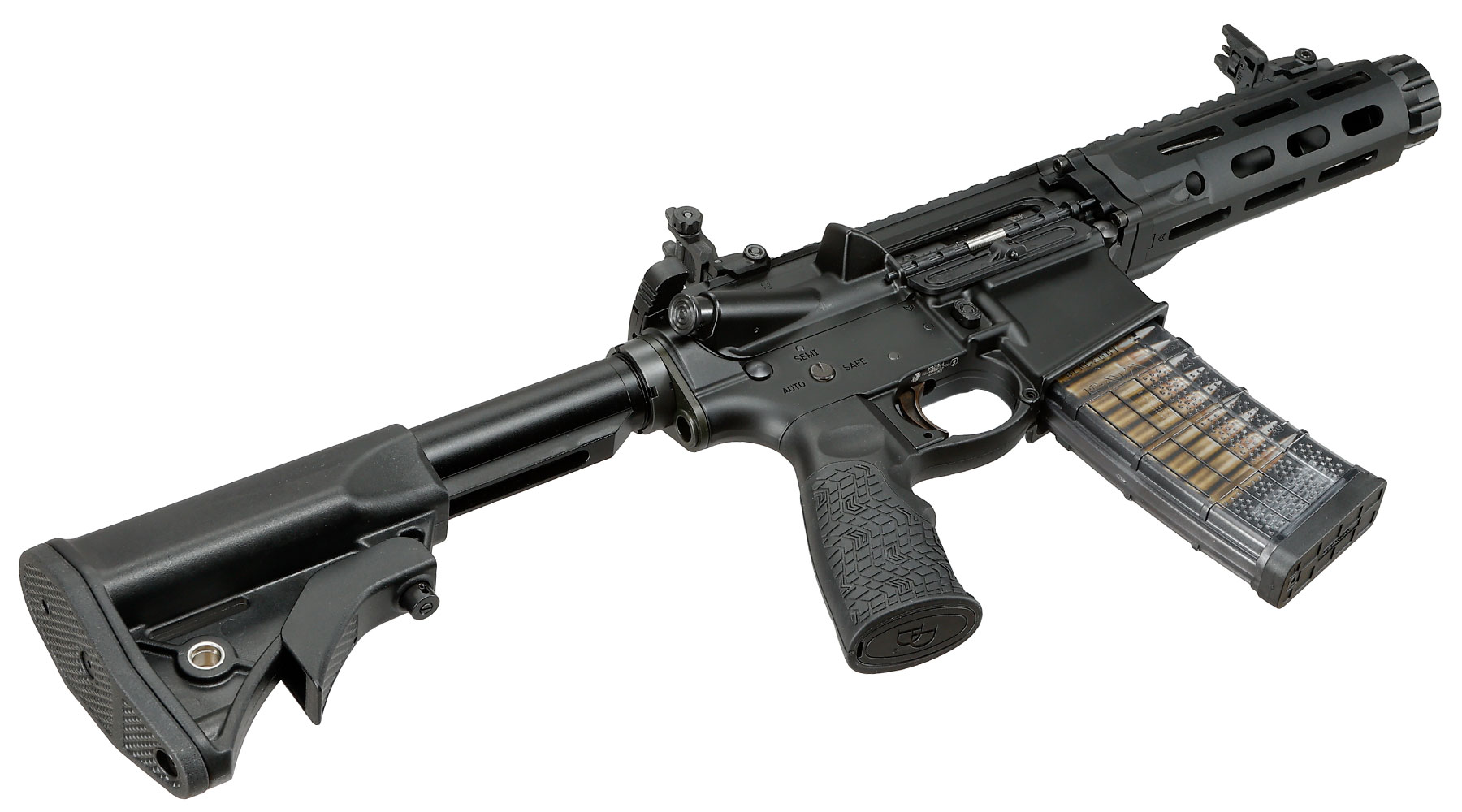 EMG / Cyma Daniel Defense DDM4 300BLK PDW Vollmetall CGS T8-System Gas-Blow-Back 6mm BB schwarz Bild 5