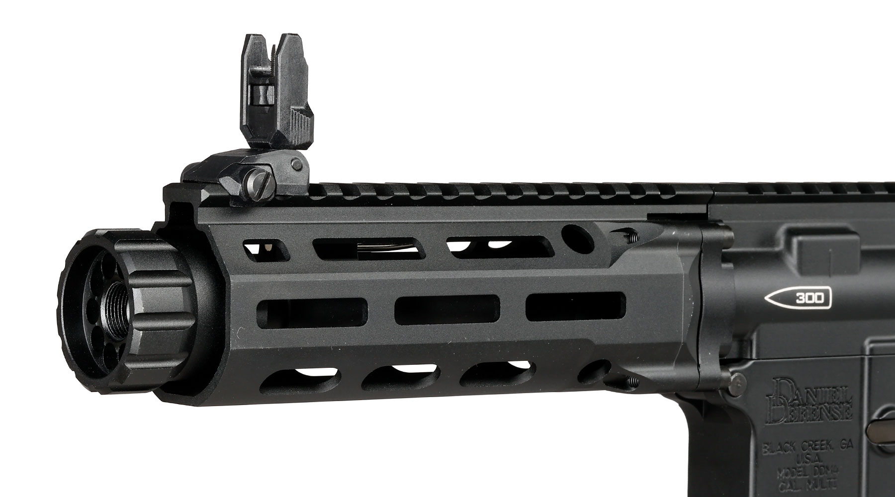 EMG / Cyma Daniel Defense DDM4 300BLK PDW Vollmetall CGS T8-System Gas-Blow-Back 6mm BB schwarz Bild 6
