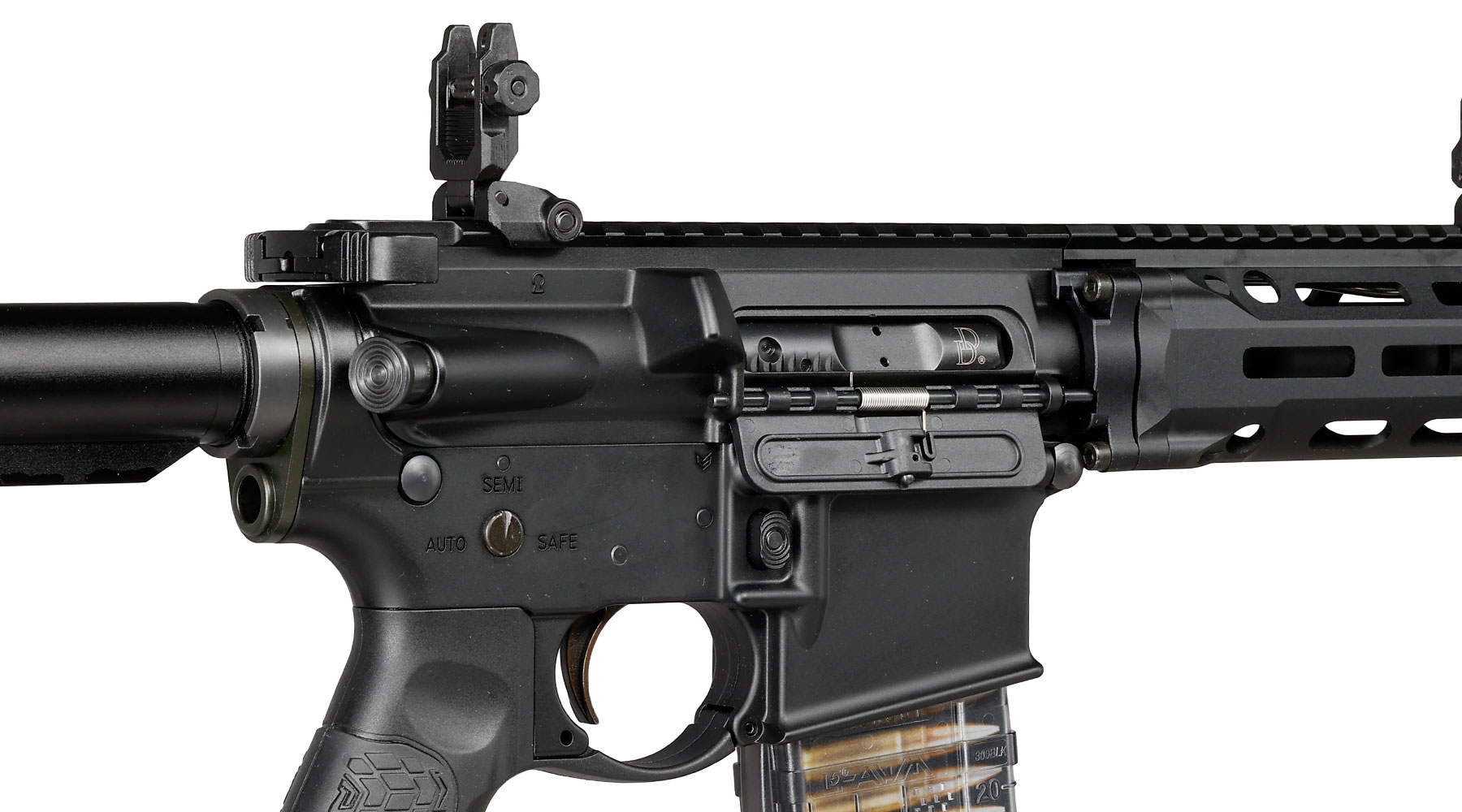 EMG / Cyma Daniel Defense DDM4 300BLK PDW Vollmetall CGS T8-System Gas-Blow-Back 6mm BB schwarz Bild 8