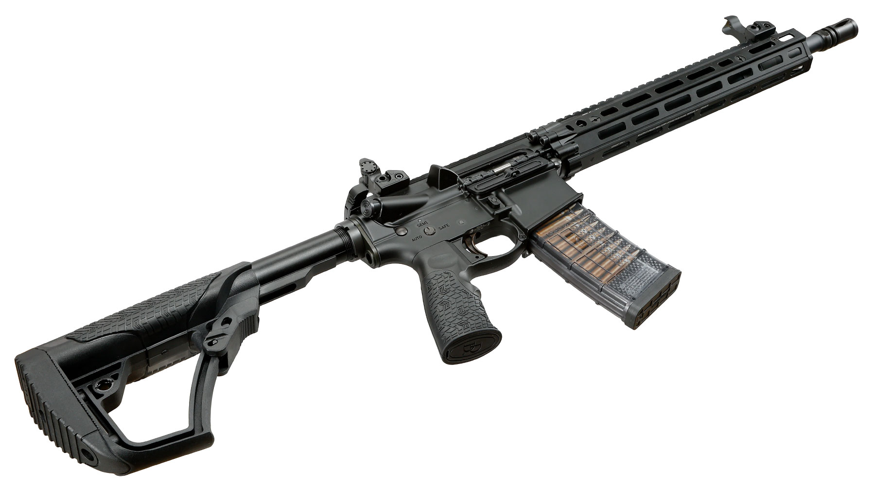 EMG / Cyma Daniel Defense M4A1 RIII Carbine Vollmetall CGS T8-System Gas-Blow-Back 6mm BB schwarz Bild 5