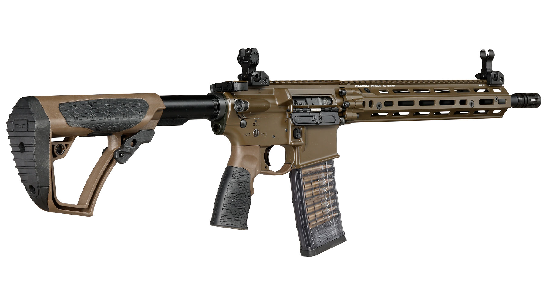 EMG / Cyma Daniel Defense M4A1 RIII Carbine Vollmetall CGS T8-System Gas-Blow-Back 6mm BB braun Bild 3