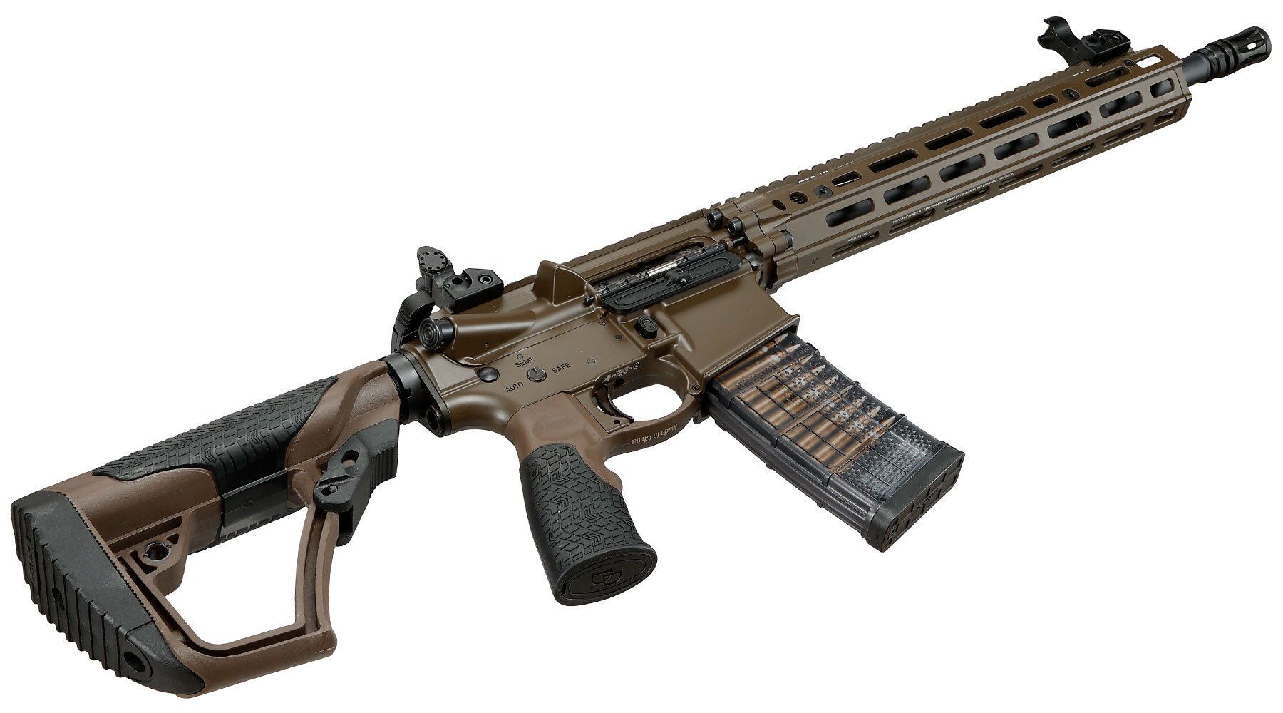 EMG / Cyma Daniel Defense M4A1 RIII Carbine Vollmetall CGS T8-System Gas-Blow-Back 6mm BB braun Bild 4